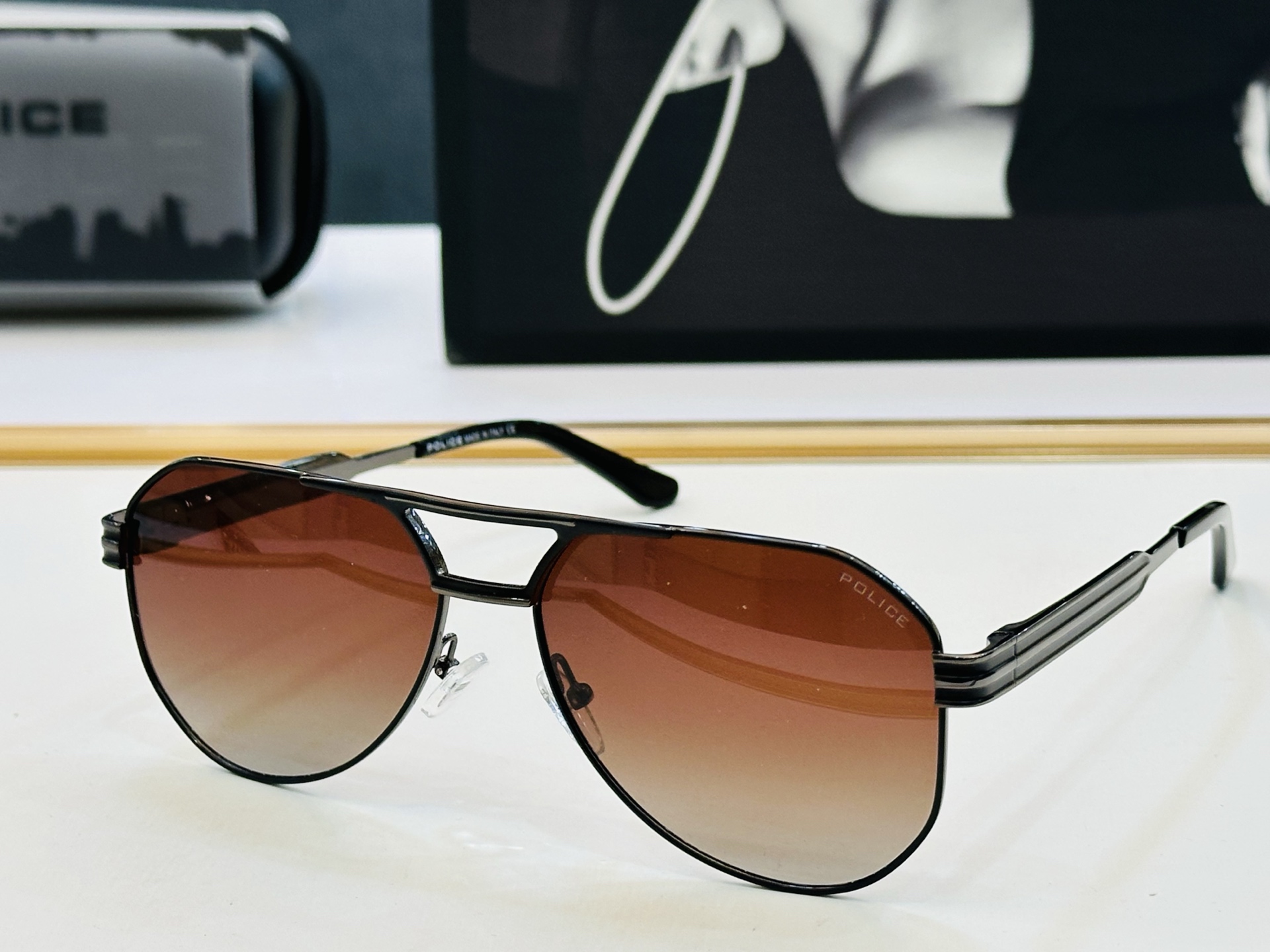 🆕警察 POLICE SPL102 最新款 Size：58口16-145 💫💫时尚舒适 💍yue超轻