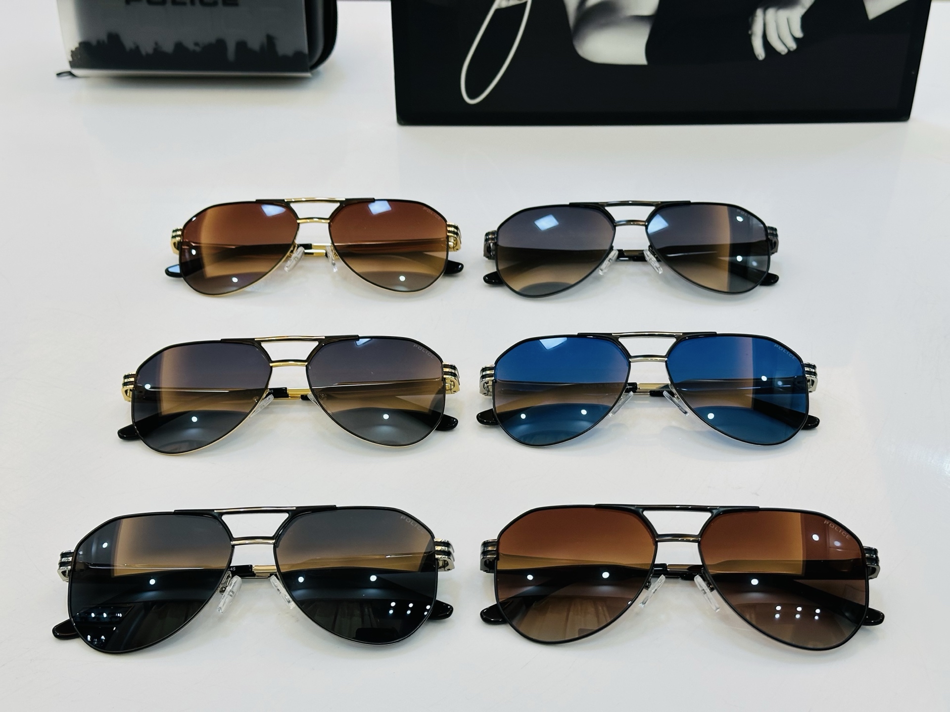 🆕警察 POLICE SPL102 最新款 Size：58口16-145 💫💫时尚舒适 💍yue超轻