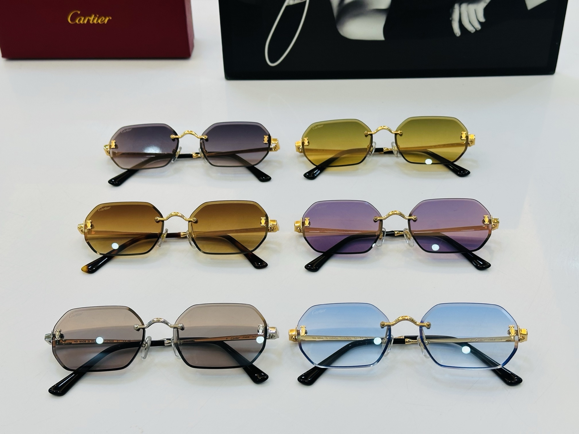 🆕 原版Cartie* 卡家 太阳镜 CT0792S Size：56口17-143 电镀工艺精湛大牌品 