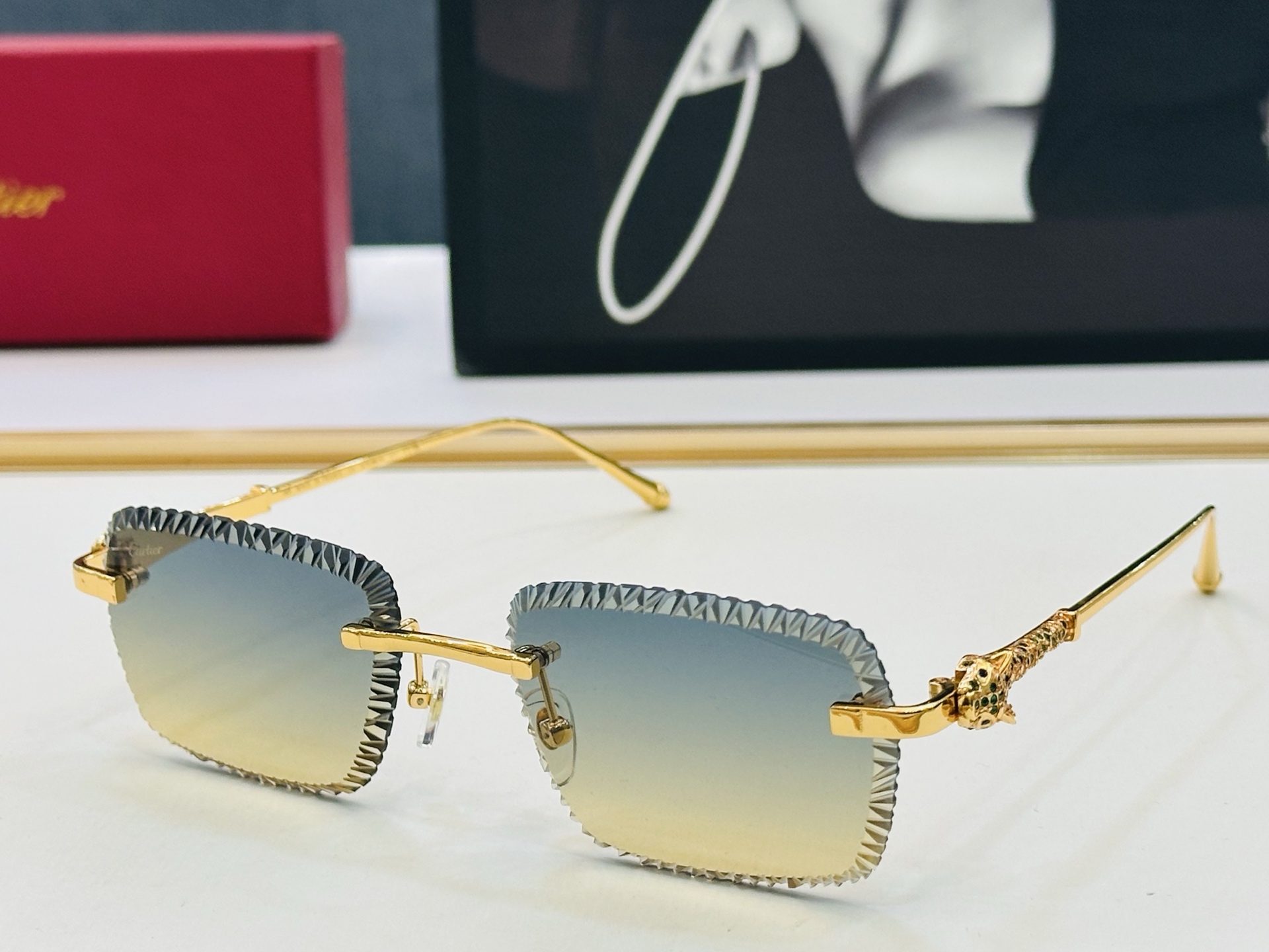 Cartie* 卡家 CT01841 太阳镜 Size：56口18-145 工艺精湛气质十足！bm男女同