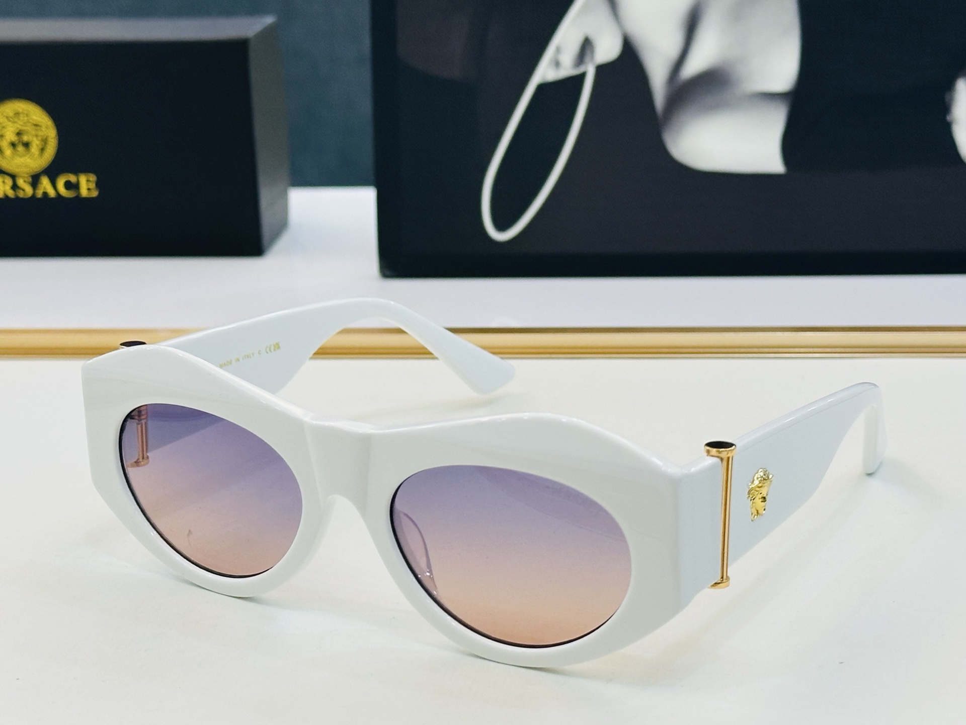 ❤️❤️范思家 VERSACE✨✨✨MODEL：VE4477U Size：54口20-143 ✨D 有范