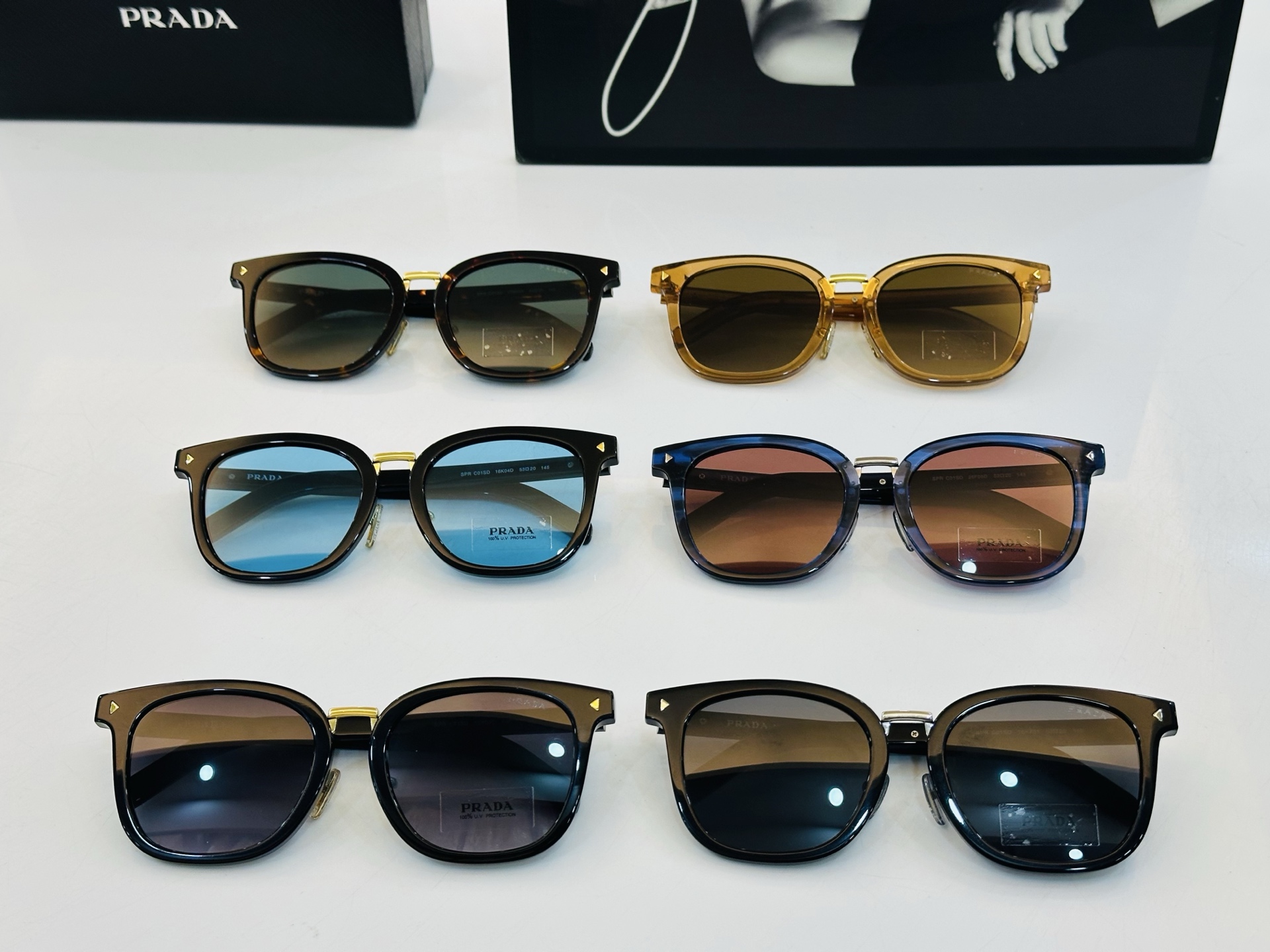 🔺PRAD*🔻普家 SPR C01SD Size：53口20-145 眼镜系列堪称精湛制作 彰显独特个 