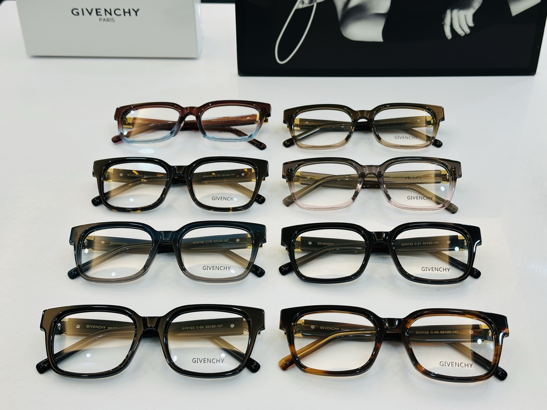 Givench* 纪凡家 GV0122 Size：52口20-147 原单 👍👍细节做工精细 D配光镜