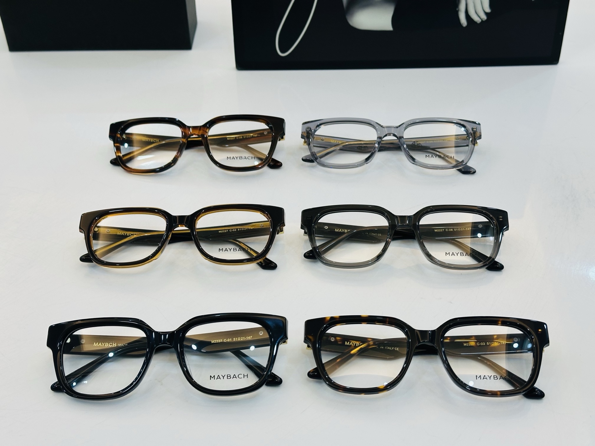 高品质 迈巴赫 🎉🎉做工精美💕💕MAYBAC*H M2227 Size：51口21-147 D 质感十足