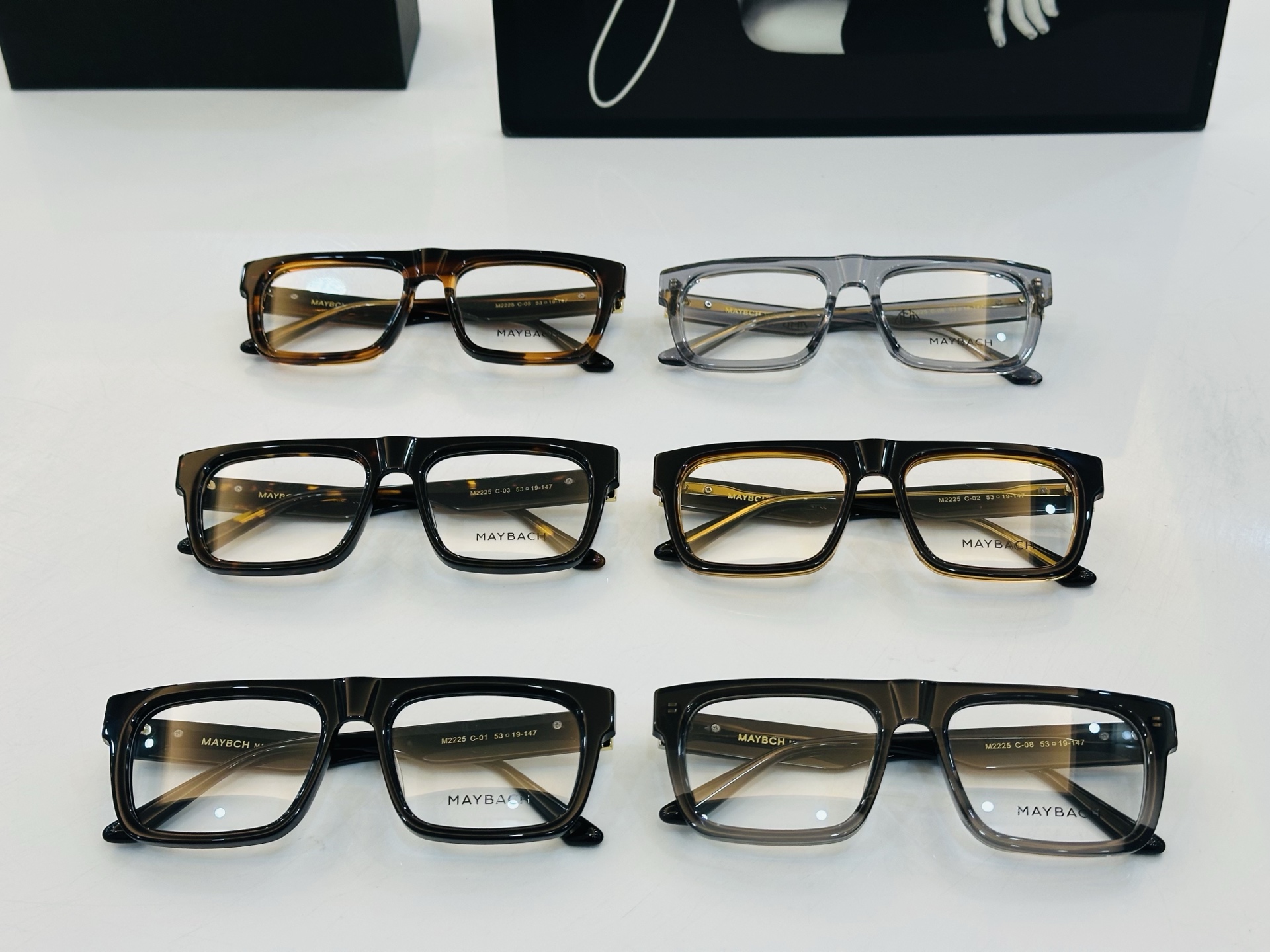 高品质 迈巴赫 🎉🎉做工精美💕💕MAYBAC*H M2225 Size：53口19-147 D 质感十足