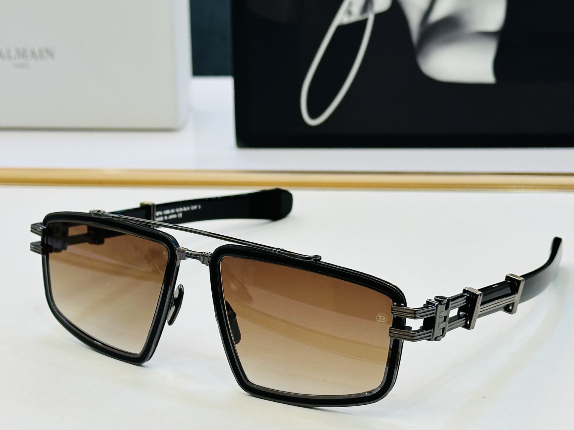 🆕 Balmain巴尔曼🌞男女款太阳镜 BPS-139A 内镀蓝膜 Size：59口17-140 🇨🇳🇨
