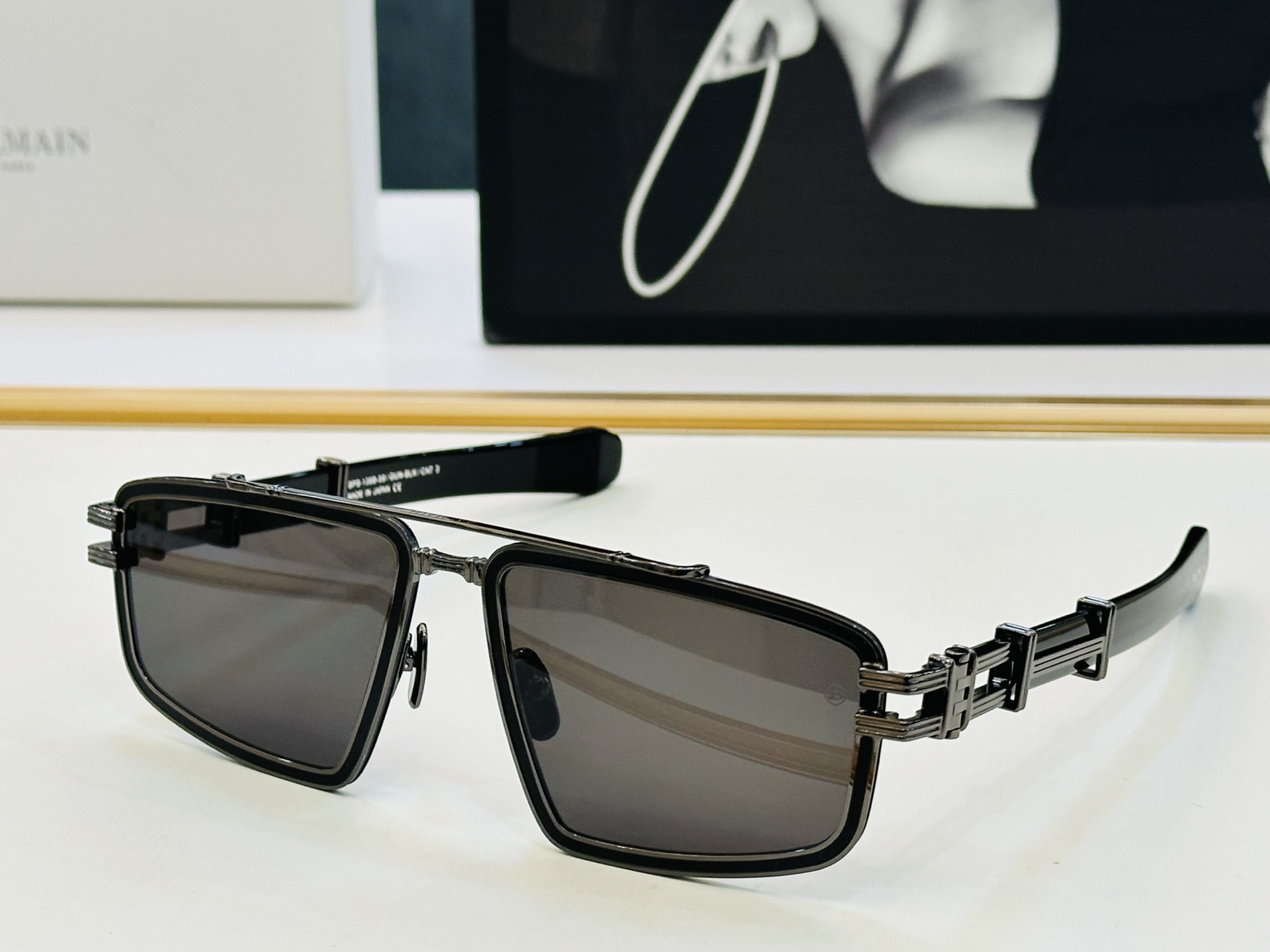 🆕 Balmain巴尔曼🌞男女款太阳镜 BPS-139A 内镀蓝膜 Size：59口17-140 🇨🇳🇨
