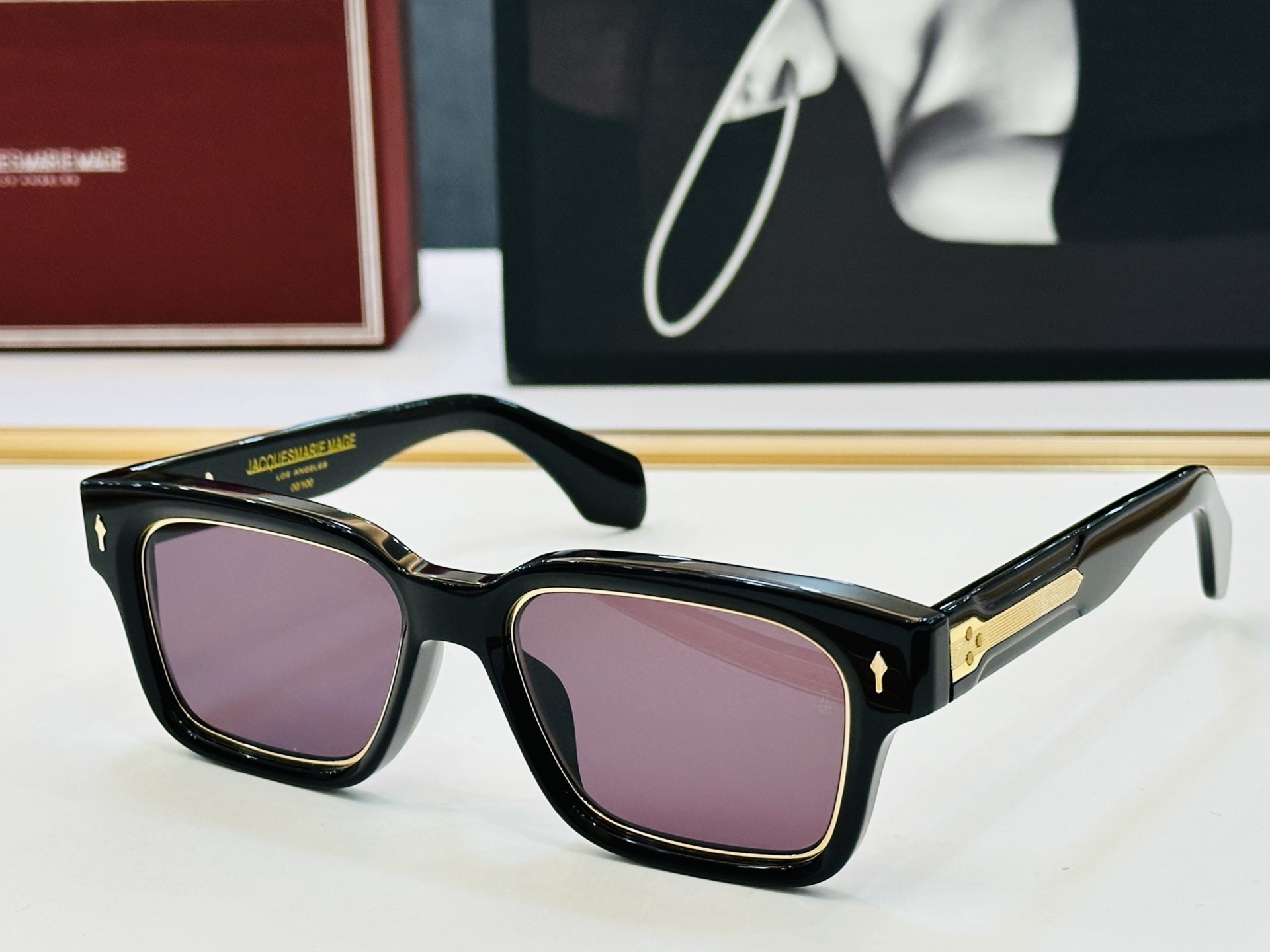 JACQUES MARIE MOLINO 日本手工眼镜 镜框採用上板材打造出 SIZE：55口18 CC