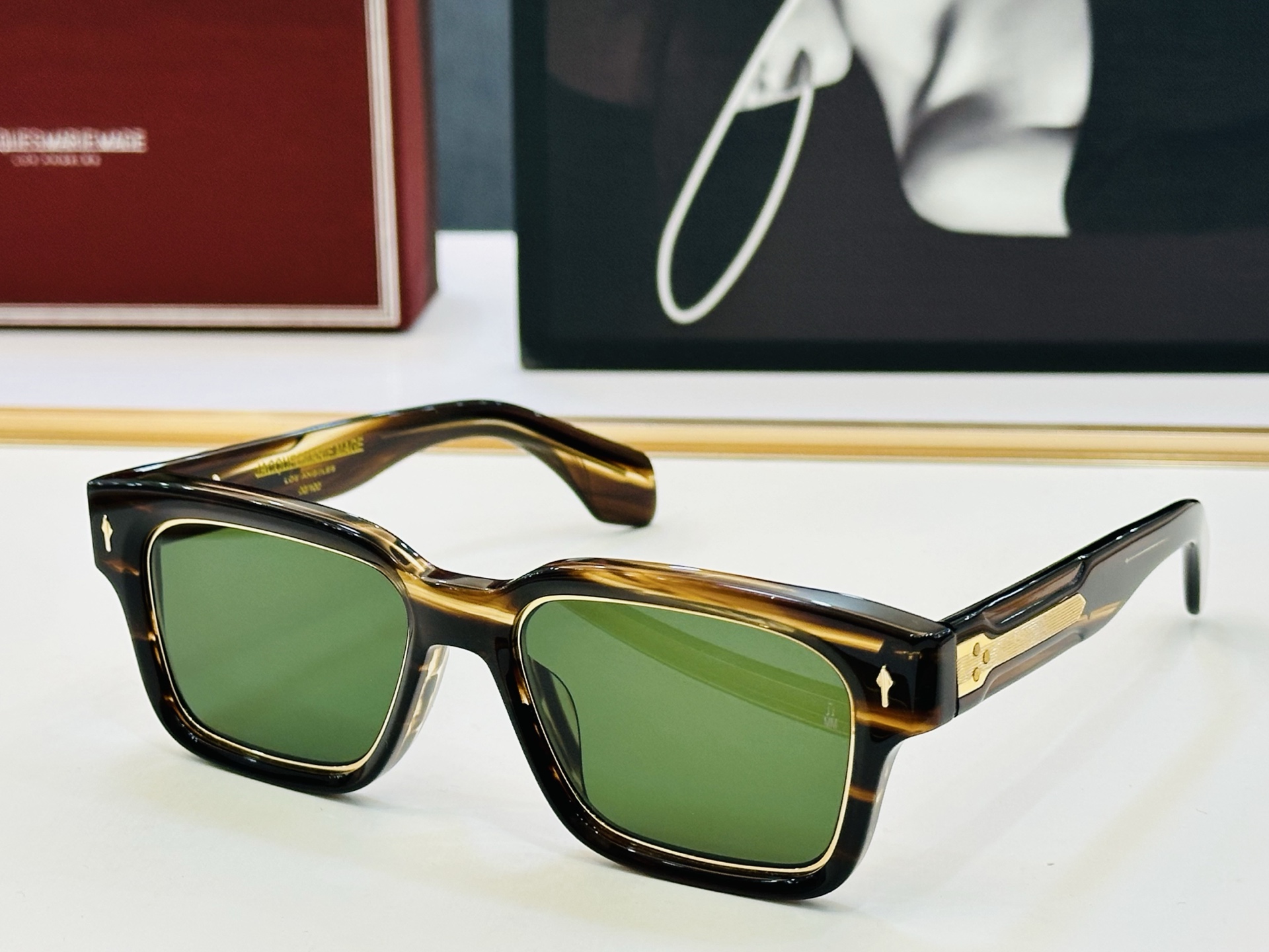 JACQUES MARIE MOLINO 日本手工眼镜 镜框採用上板材打造出 SIZE：55口18 CC