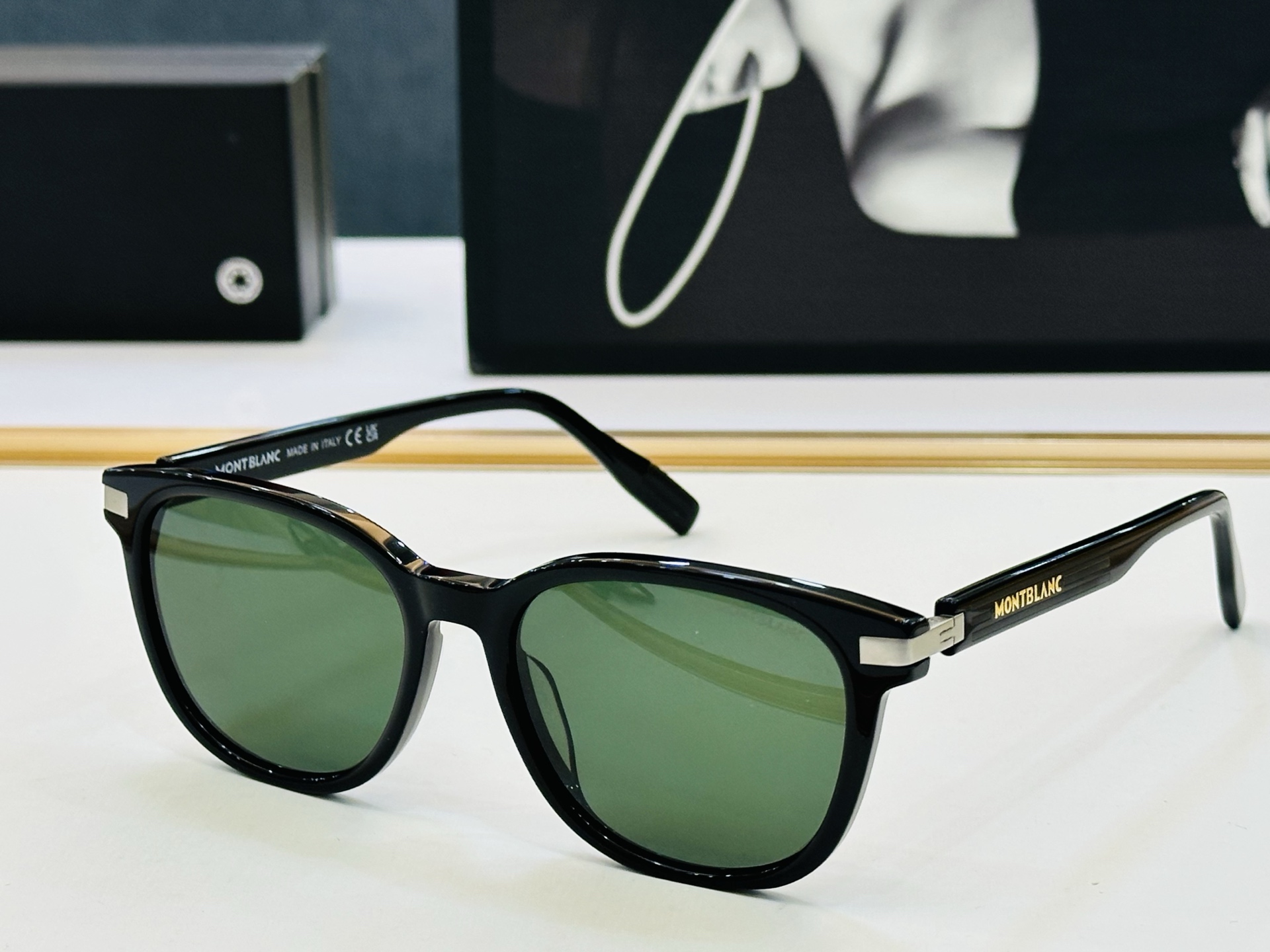 MB0304SA Size：55口18-150 🌤万宝龙 非常能彰显一个人的品味品质做工稳实 L 太阳镜