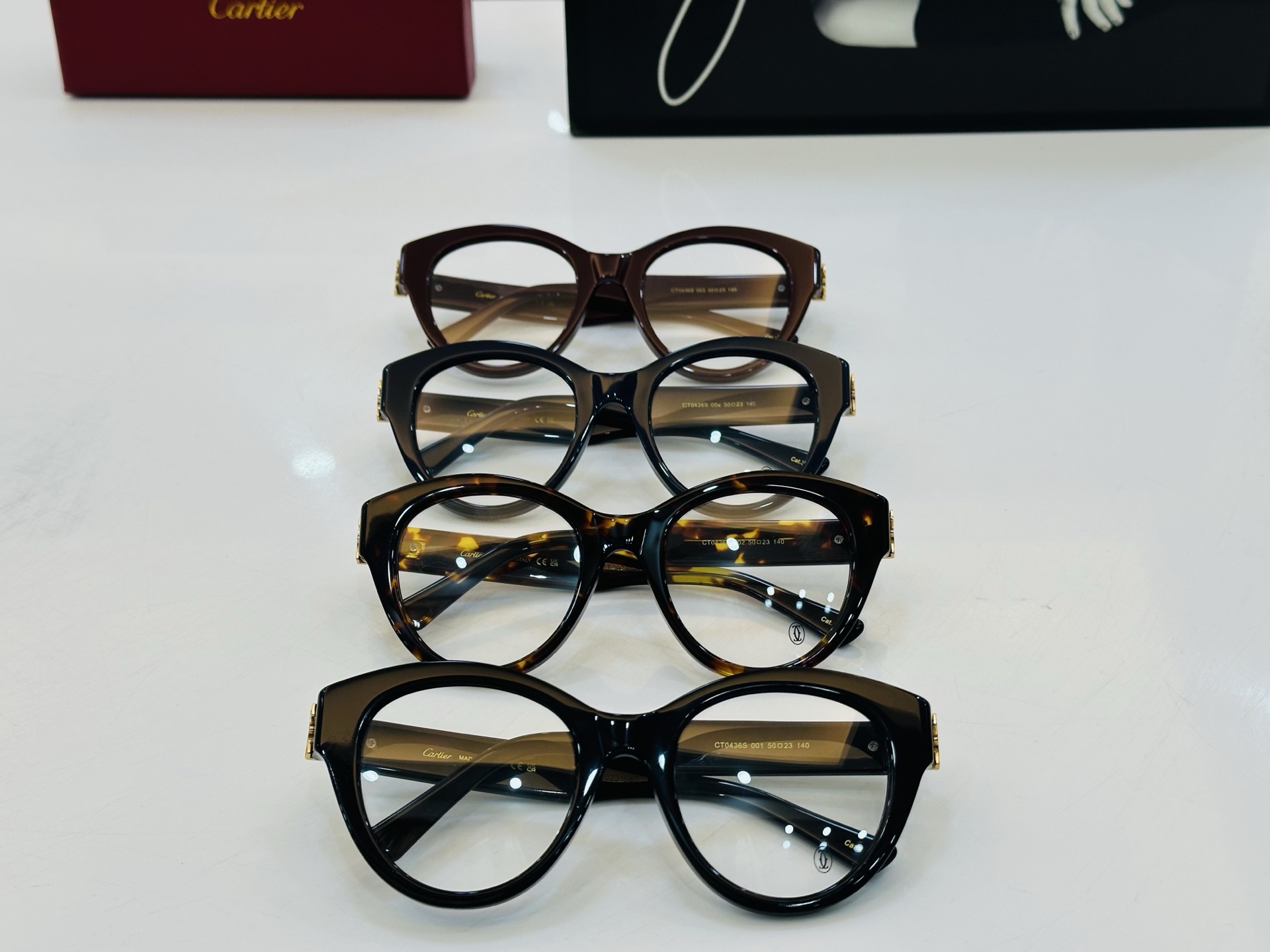 Cartie* 卡家 太阳镜 CT0436S Size：50口23-140 电镀工艺精湛气质十足！配光镜