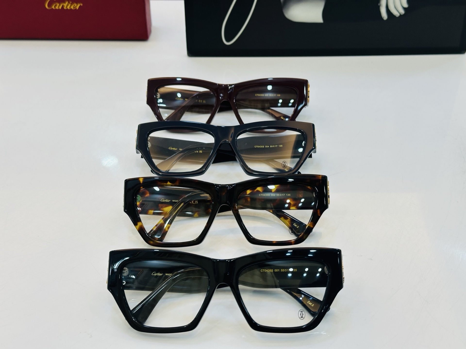 Cartie* 卡家 太阳镜 CT0435S Size：55口17-135 电镀工艺精湛气质十足！配光镜