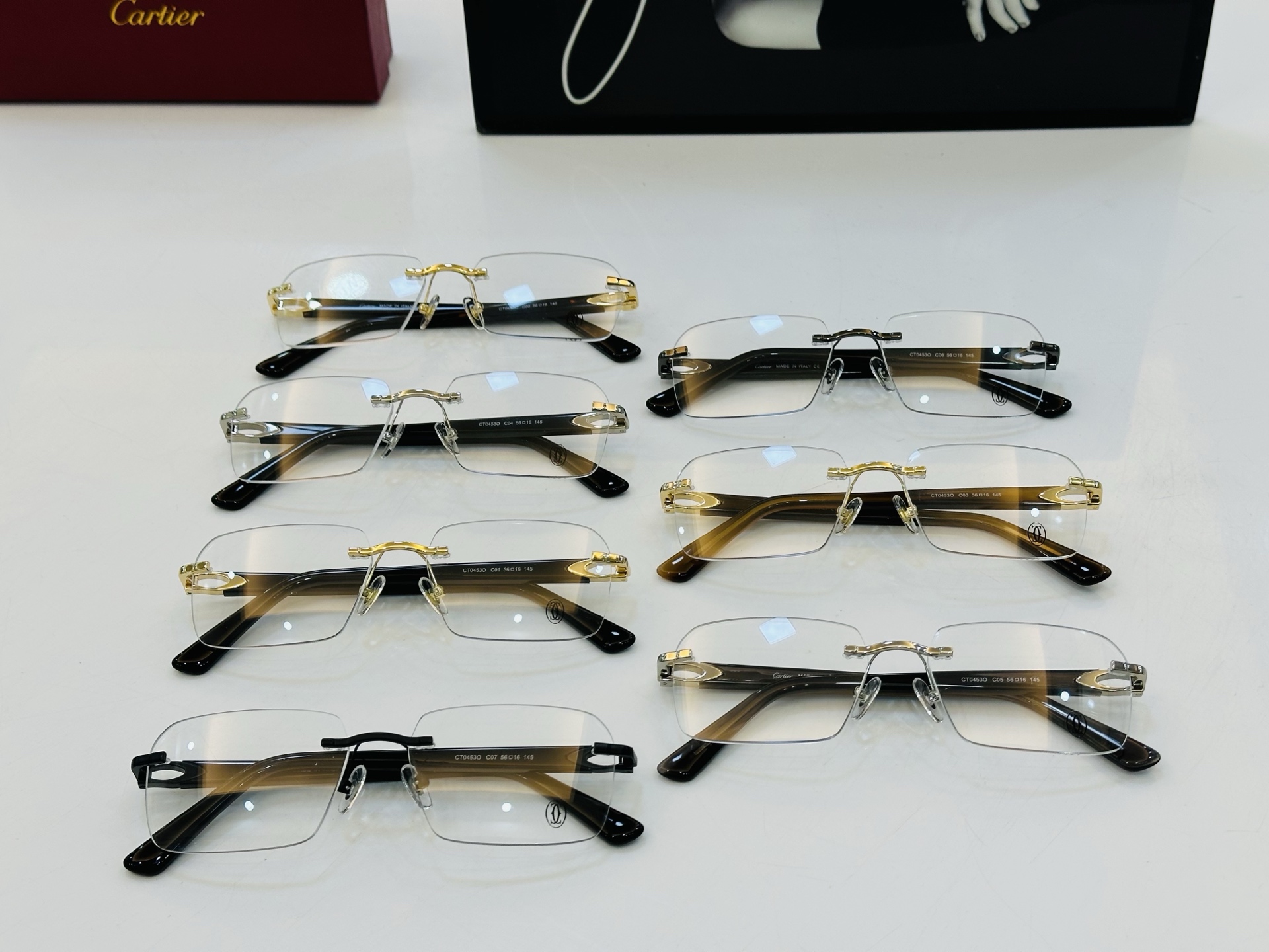 Cartier-卡家 ✨CT0453O Size：56口16-145 不挑脸型 简约大气 时尚休闲 👌👃