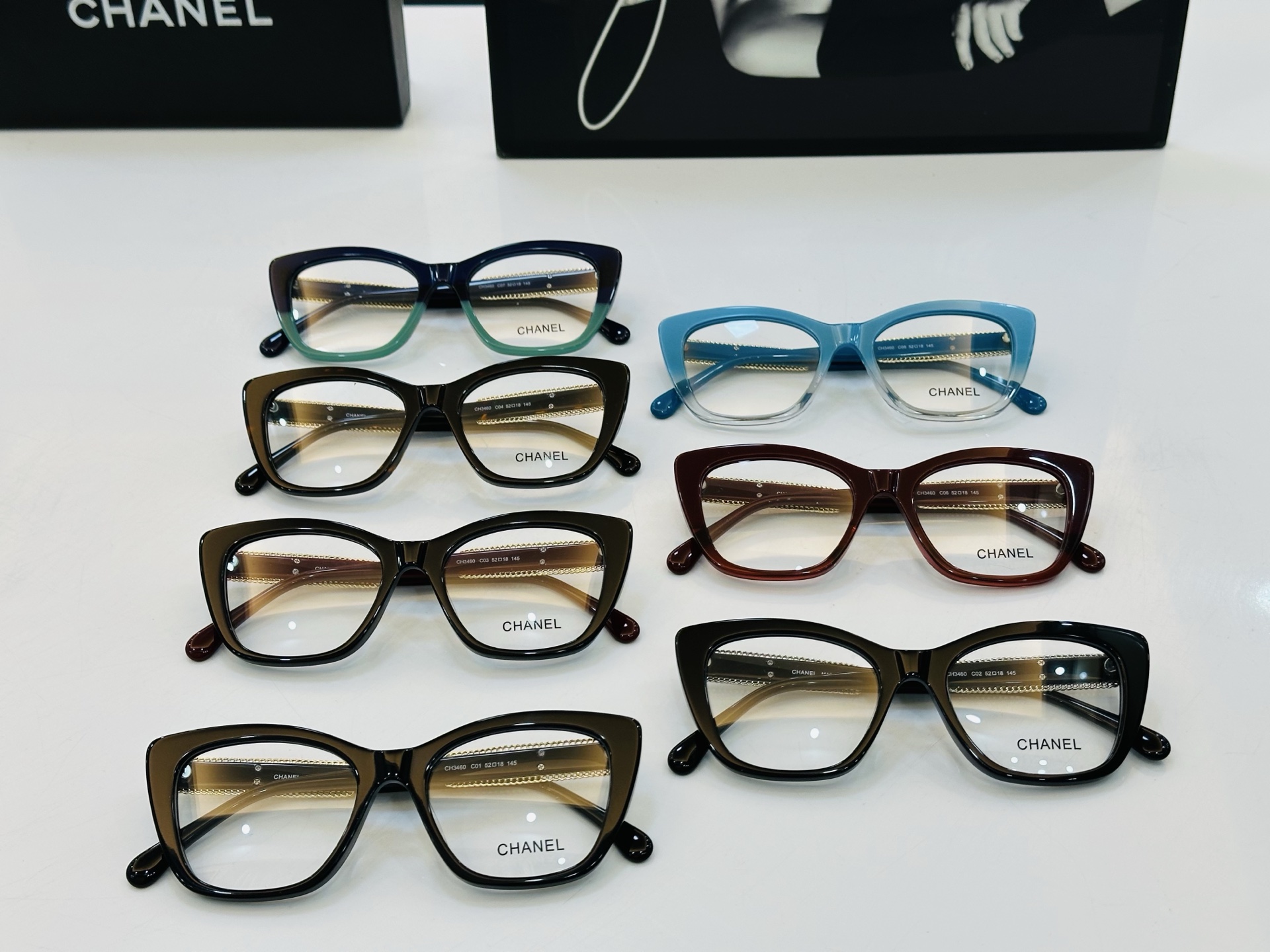 【CHANE*/香家】MODEL:CH3460 size: 52口18-145 💅🏻💅🏻超轻镜框推荐☝👓
