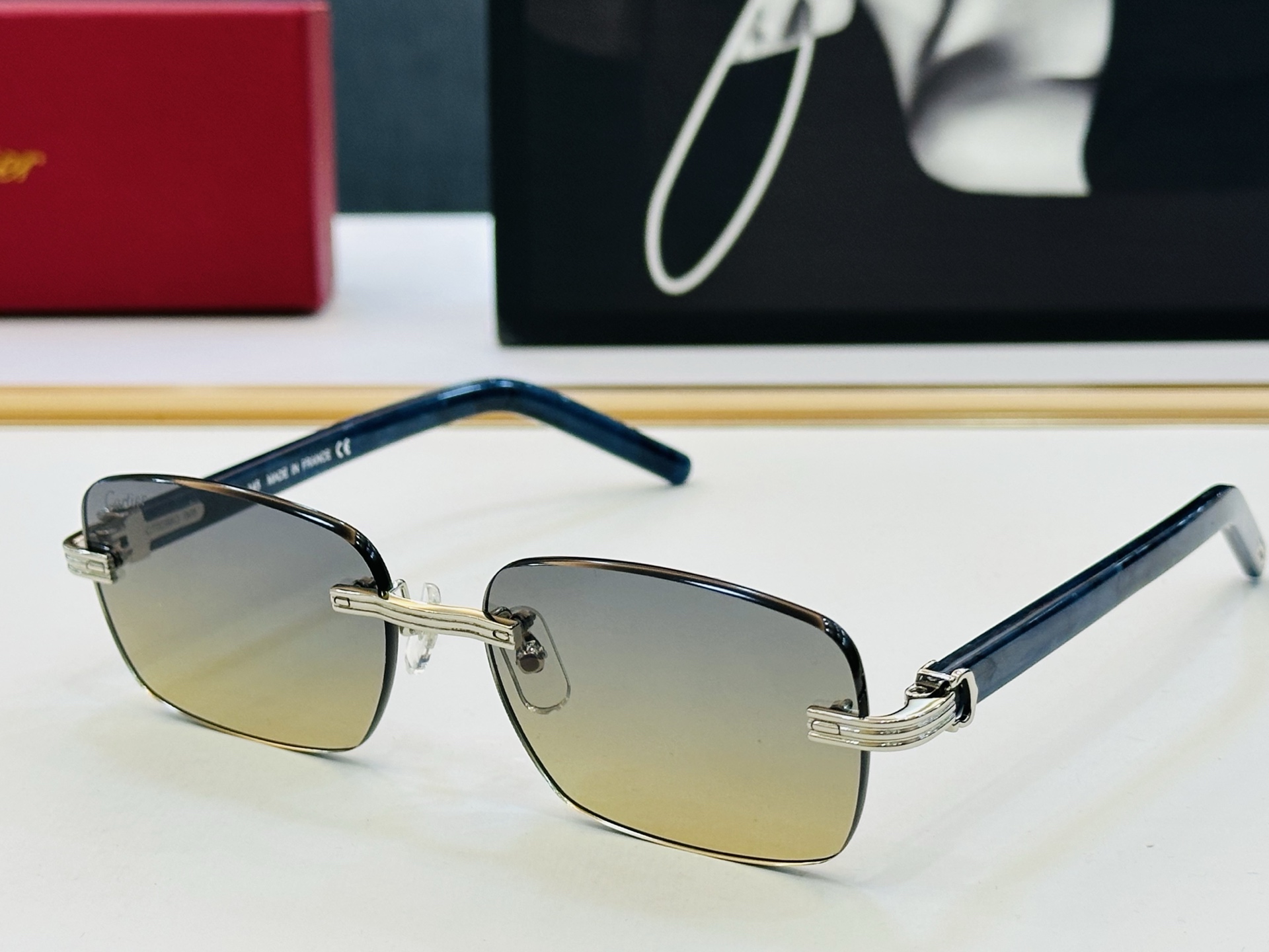 Cartie* 卡家 太阳镜 CT0286O Size：56口17-145 电镀工艺精湛气质十足！A男女