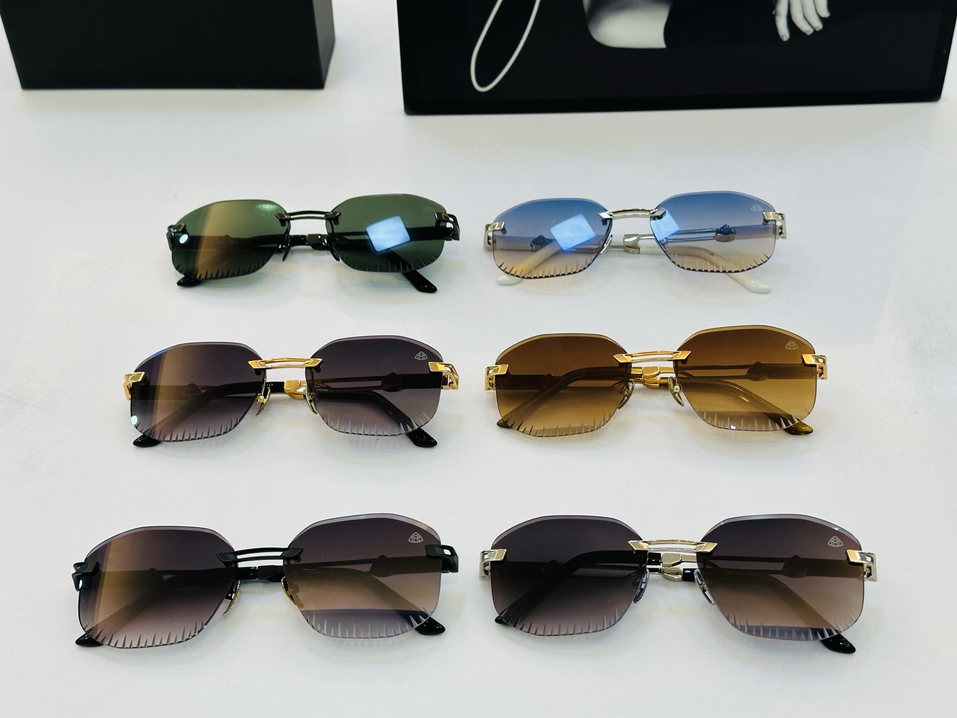 高品质 迈巴赫 🎉🎉做工精美💕💕MAYBAC*H Z076 Size：59口17-143 质感十足 XL