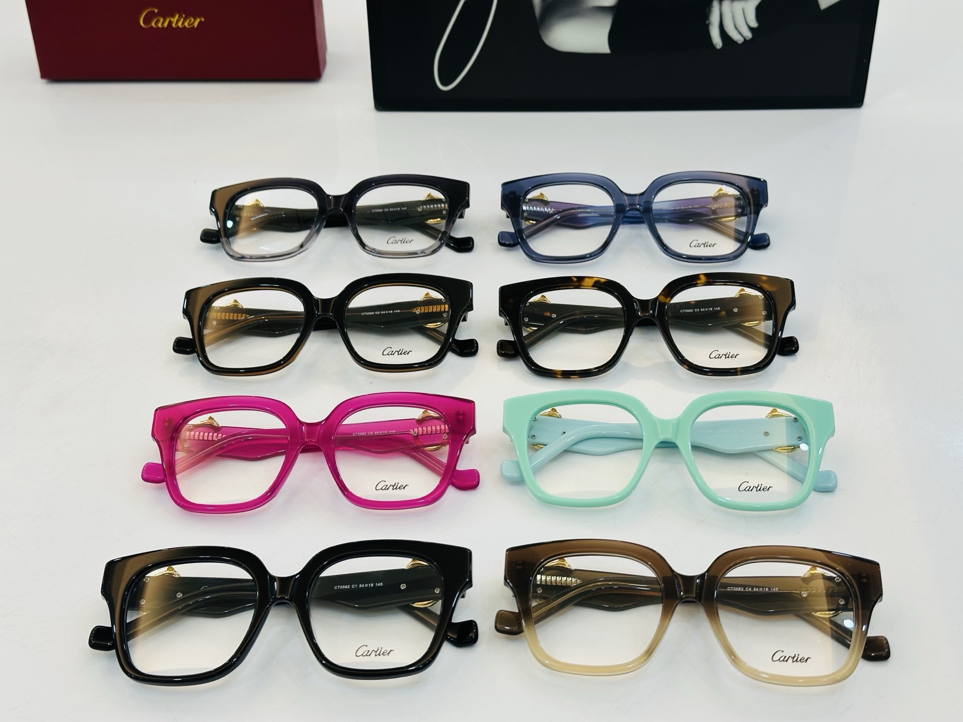 Cartie* 卡家 太阳镜 CT0582 Size：54口19-145 工艺精湛气质十足！Z男女同款 