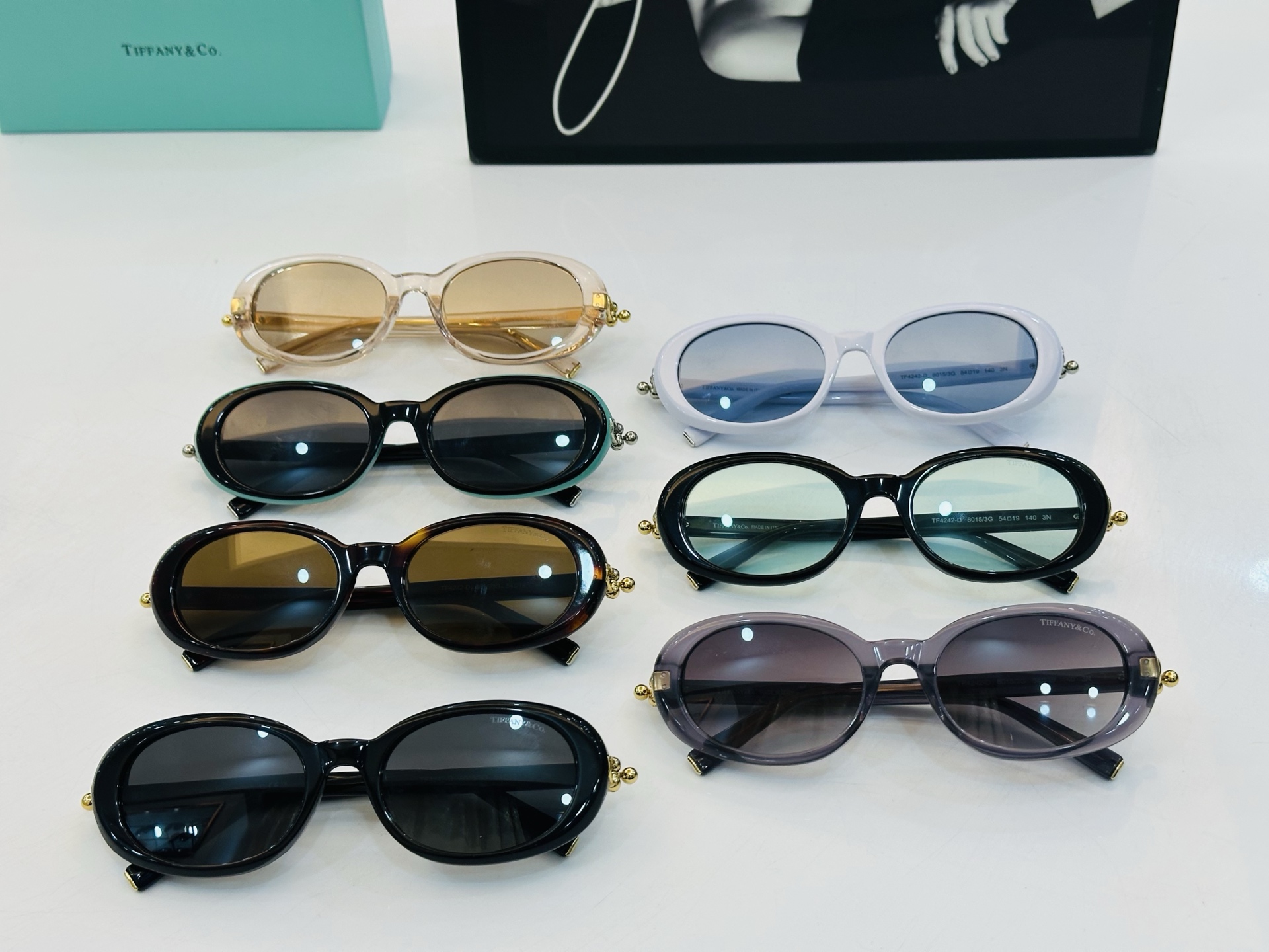 蒂芙家 Tiffany & CO. TF4242 Size：54口19-140 时尚太阳镜架 👍1S 多