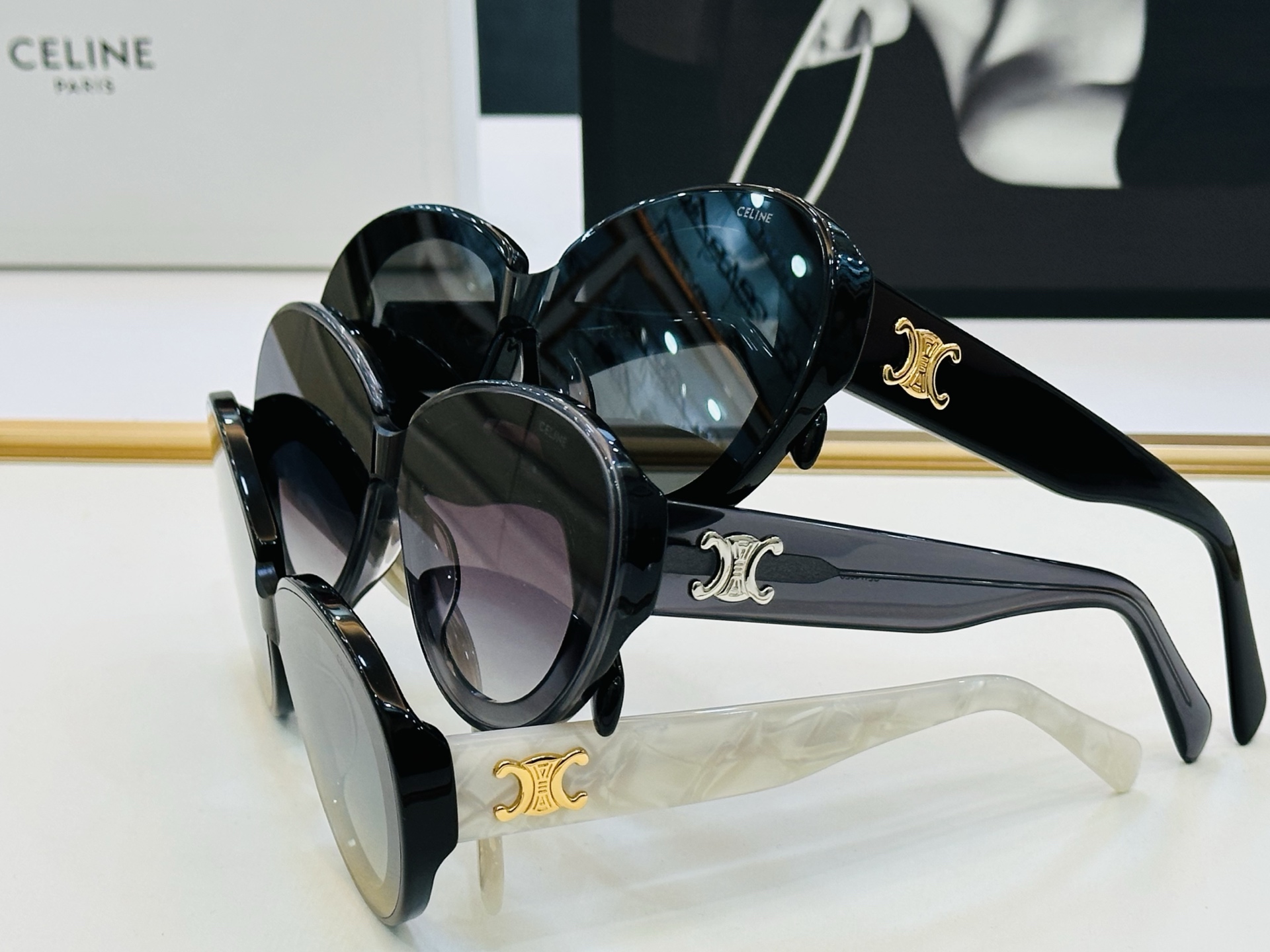 【CELINE】赛琳 CL1740LU Size：53口19-145 一直热销的款式 欧美风 光泽度好 