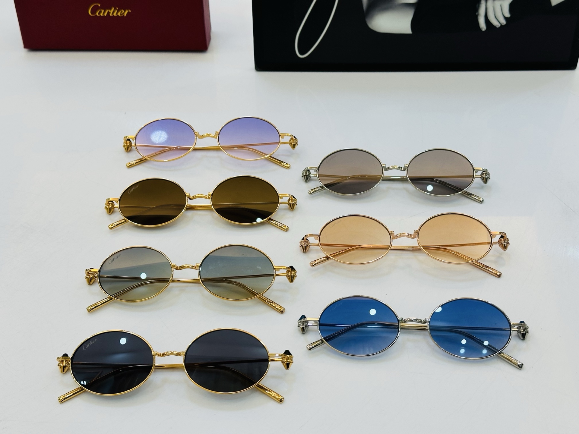 🆕 原版Cartie* 卡家 官网经典款 太阳镜 CT0719S Size：51口19-142 电镀工艺