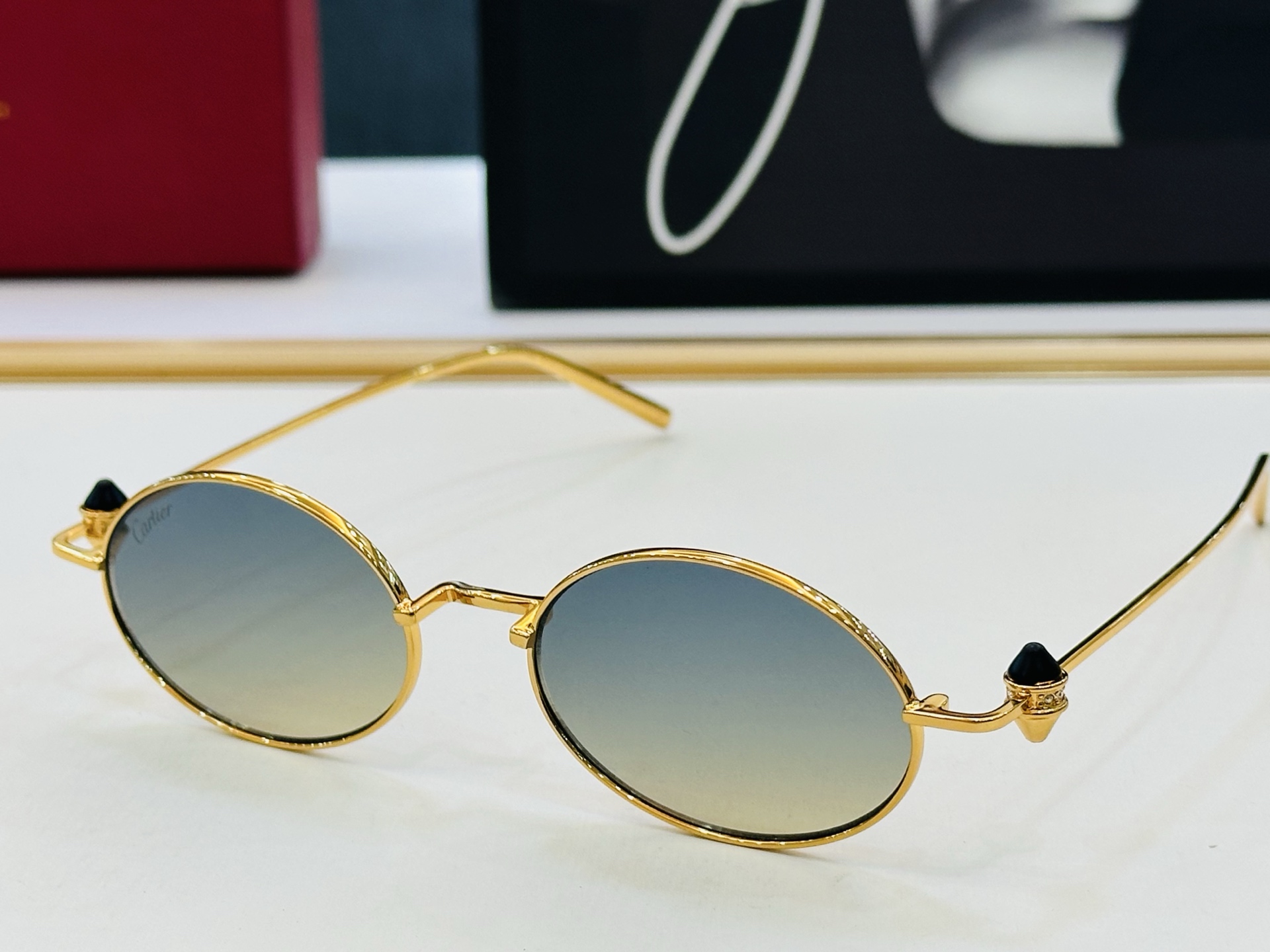 🆕 原版Cartie* 卡家 官网经典款 太阳镜 CT0719S Size：51口19-142 电镀工艺