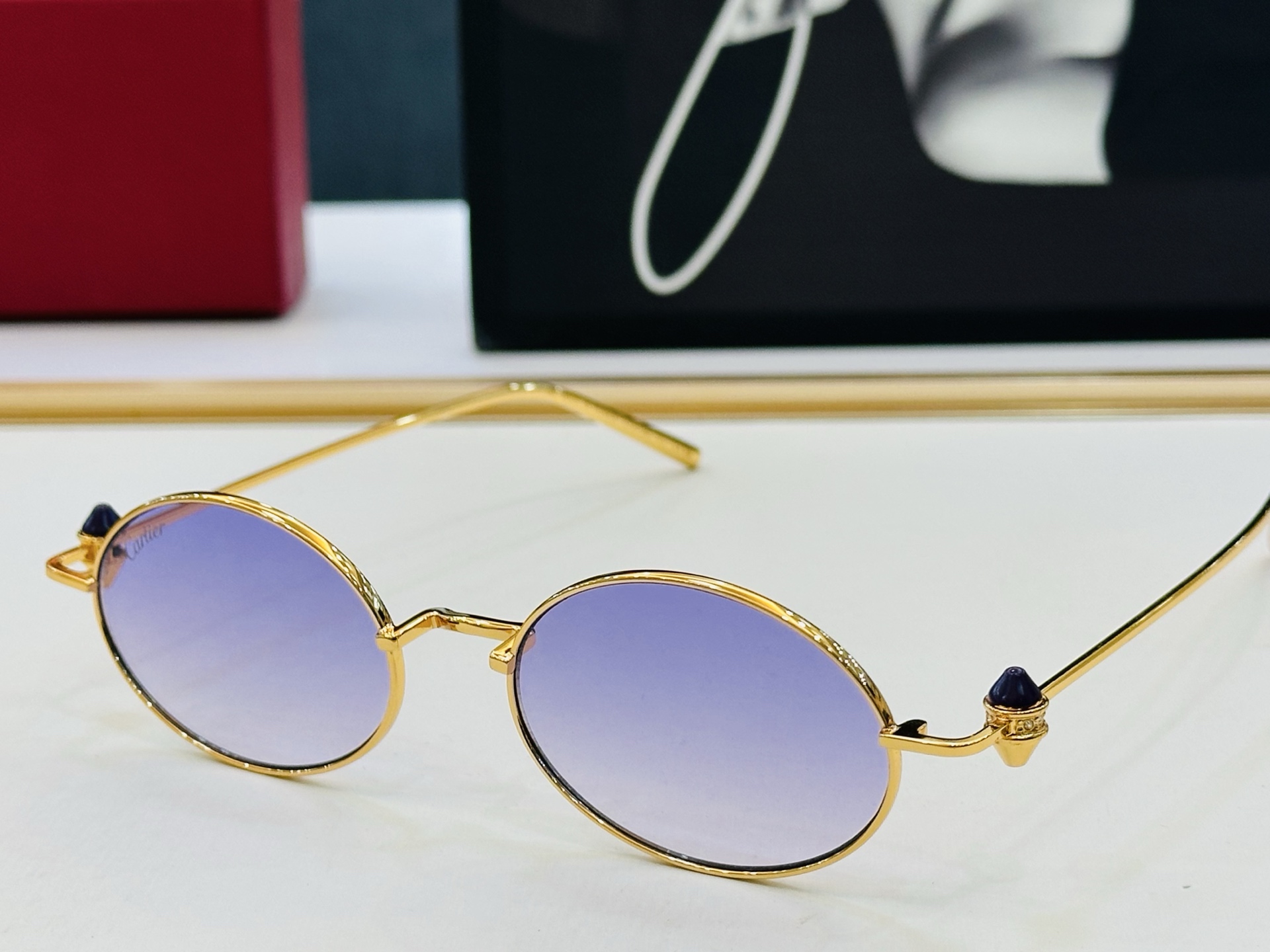 🆕 原版Cartie* 卡家 官网经典款 太阳镜 CT0719S Size：51口19-142 电镀工艺