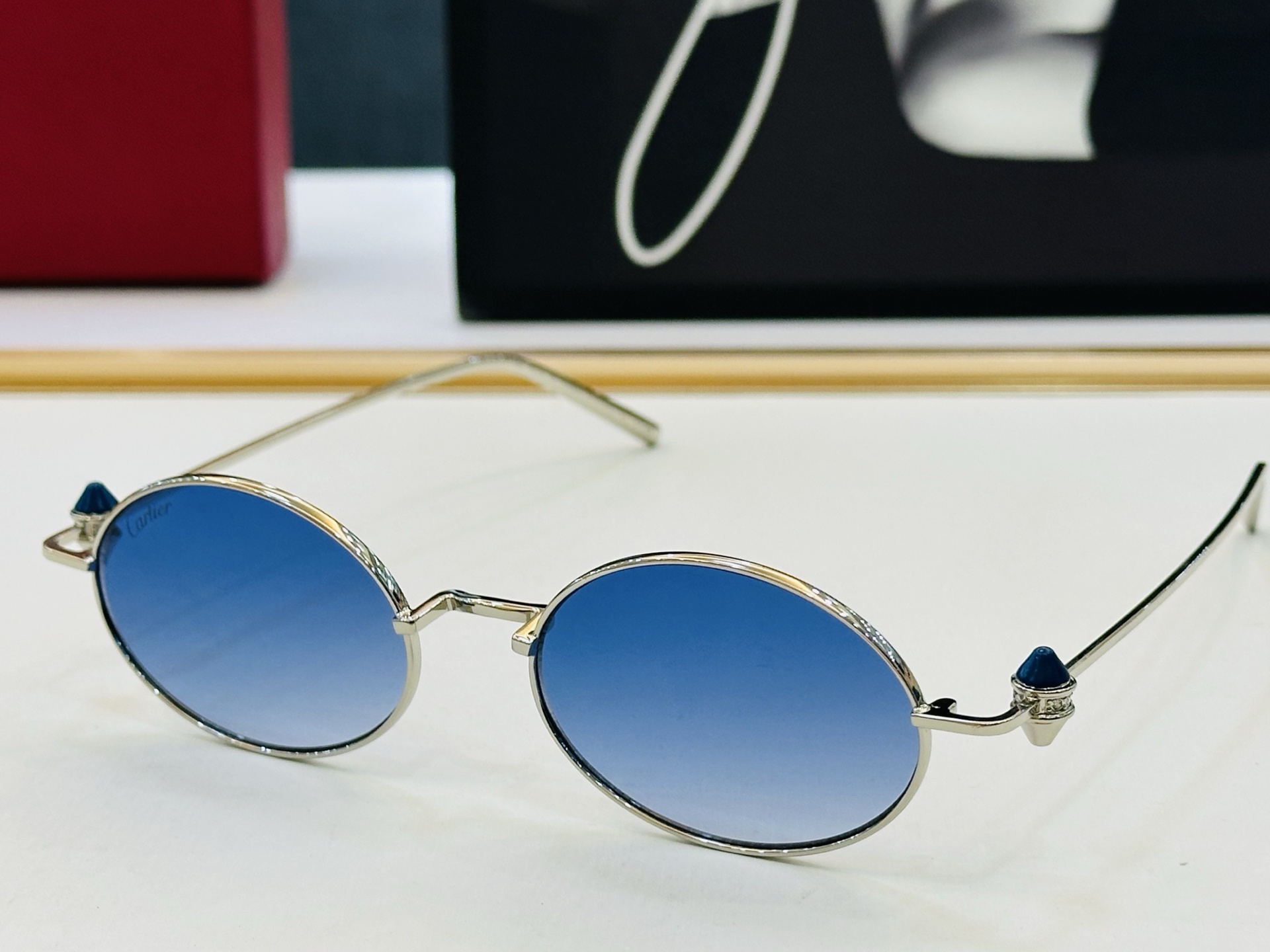 🆕 原版Cartie* 卡家 官网经典款 太阳镜 CT0719S Size：51口19-142 电镀工艺