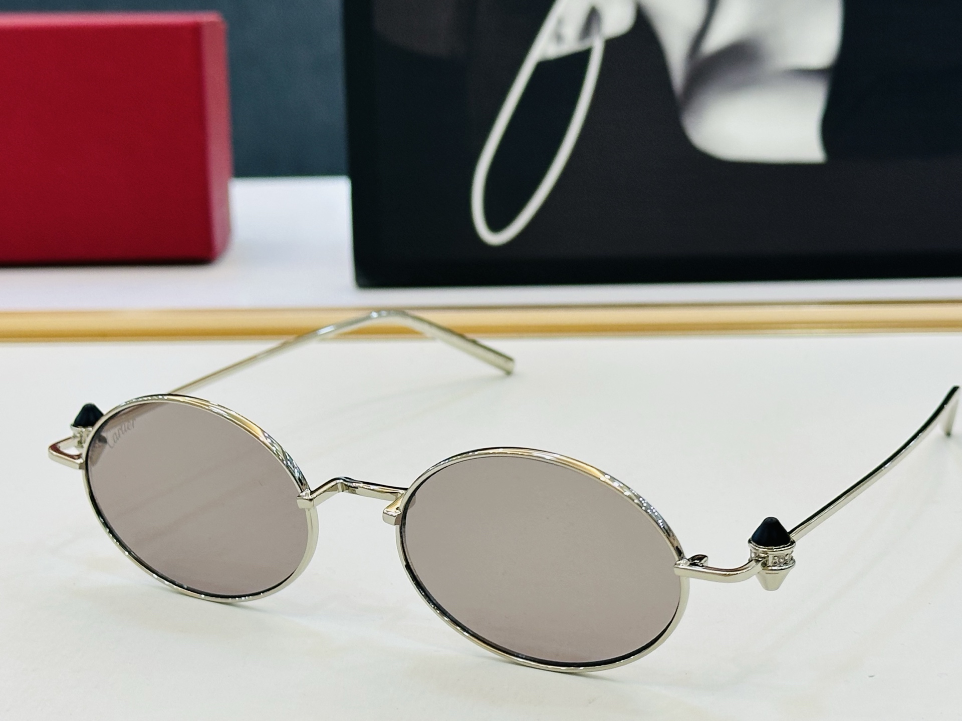 🆕 原版Cartie* 卡家 官网经典款 太阳镜 CT0719S Size：51口19-142 电镀工艺