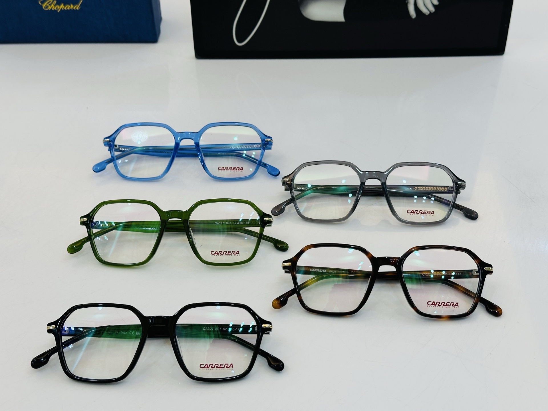 卡雷拉 CARRER* CA327 Size：52口18-145 🐲🐲超轻材质 🔥L 上脸超美 配光镜