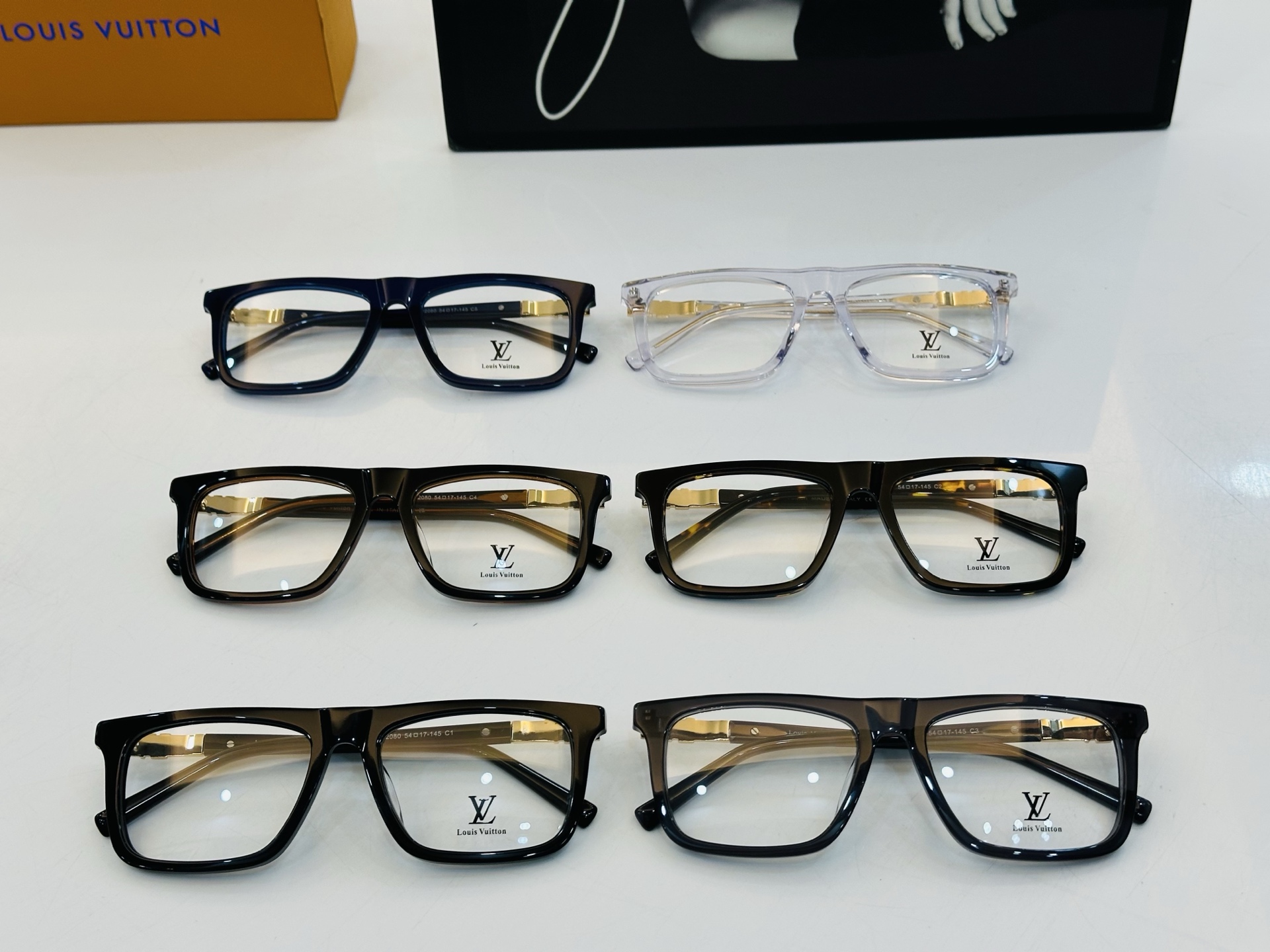 🎉🎉路易家 LV2080 🔻🔻Size：54口17-145 🔰经典再现 板材框 H配光架 配戴舒适 🆕