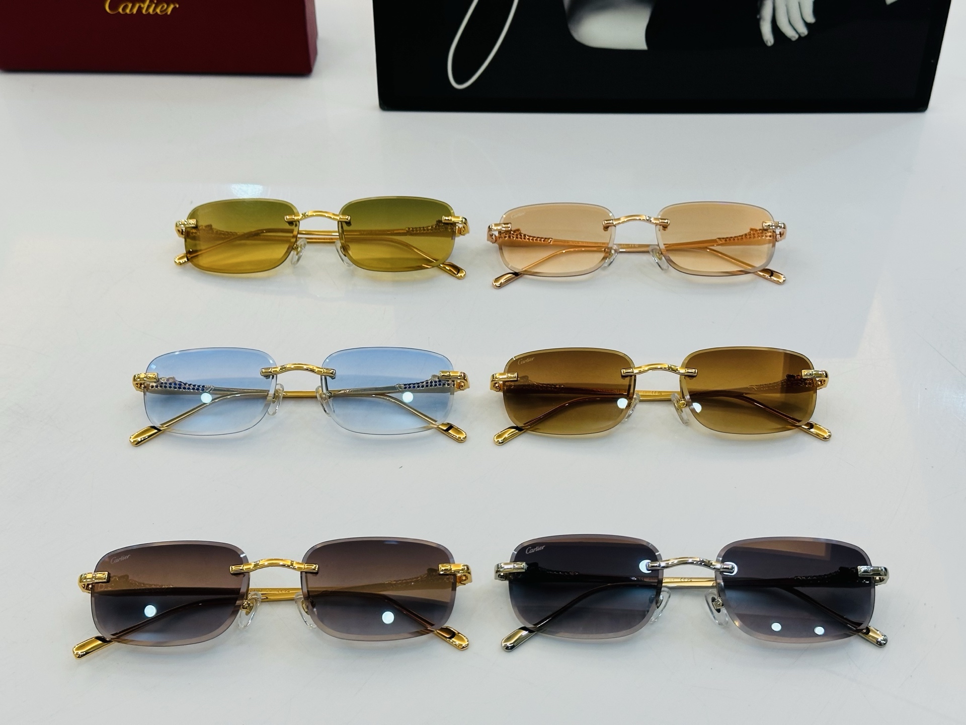 Cartie* 卡家 CT01846 太阳镜 Size：56口17-145 工艺精湛气质十足！bm男女同