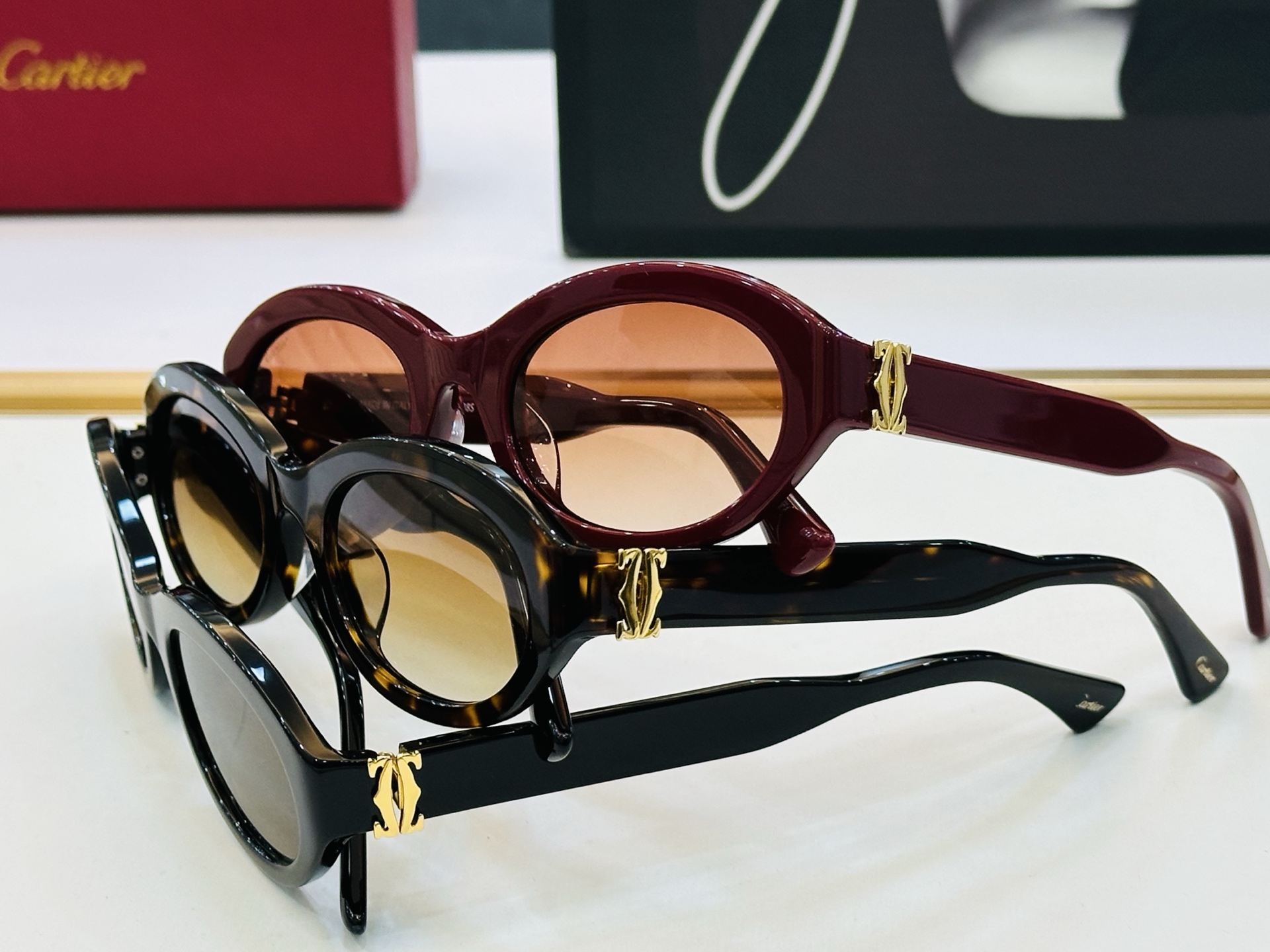 Cartie* 卡家 CT0588 太阳镜 Size：55口19-145 工艺精湛气质十足！1S 男女同