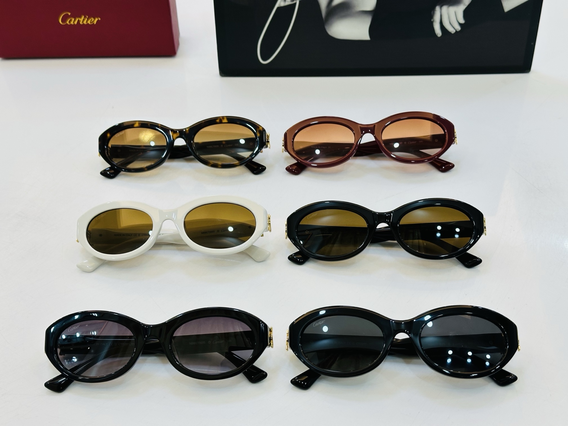 Cartie* 卡家 CT0588 太阳镜 Size：55口19-145 工艺精湛气质十足！1S 男女同
