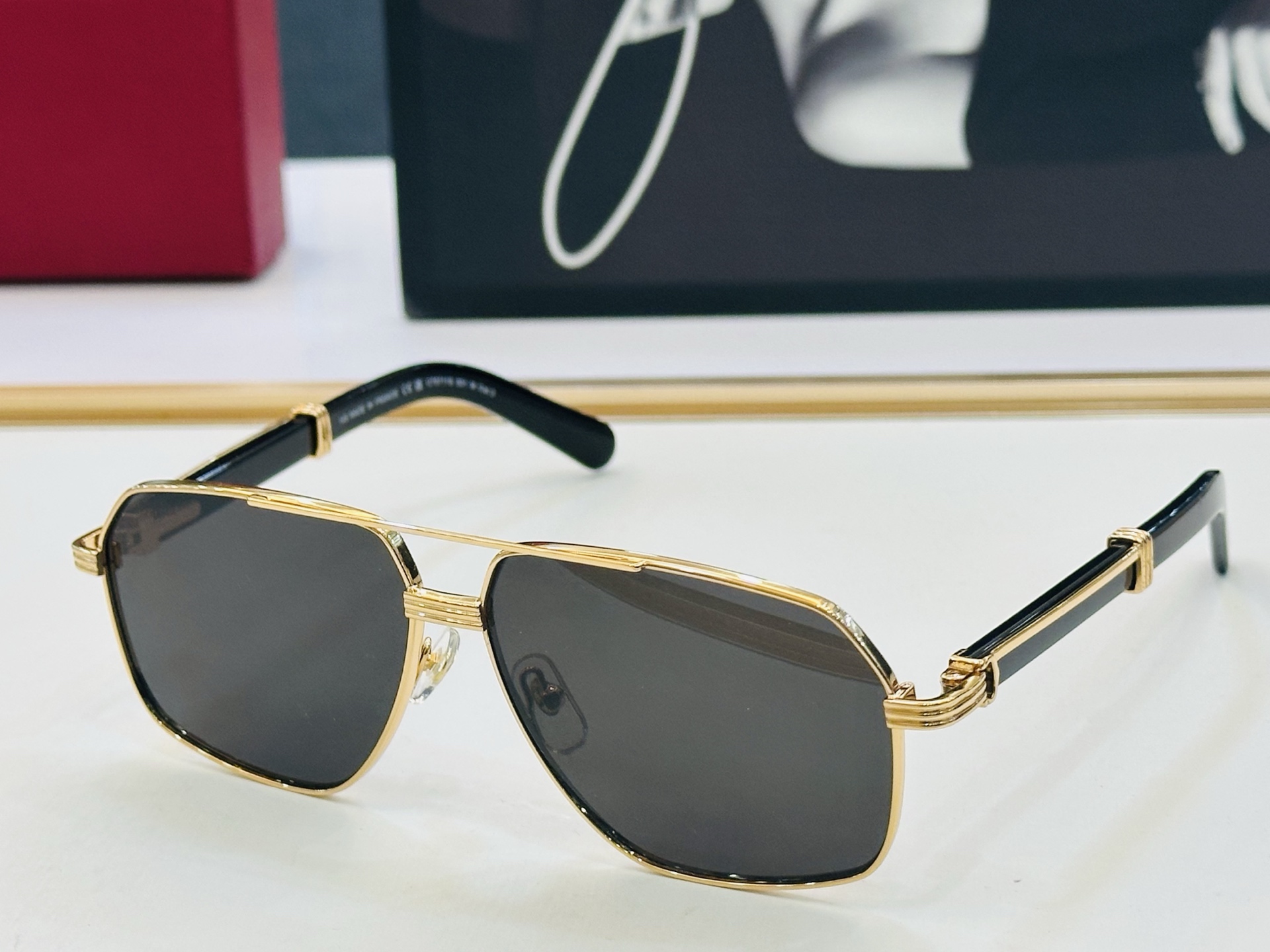 Cartie* 卡家 太阳镜 CT0711S Size：61口12-145 电镀工艺精湛气质十足！A男女