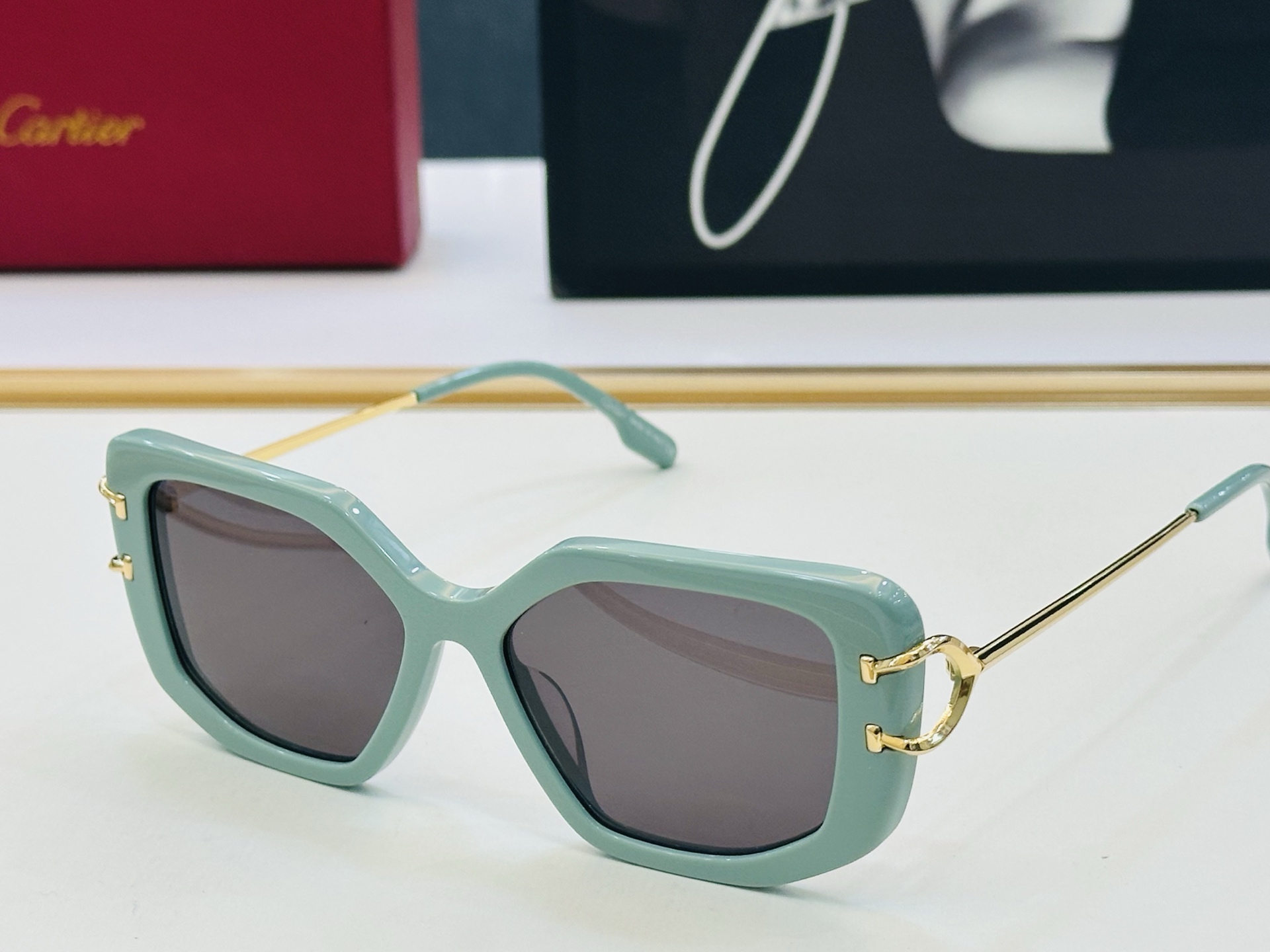 Cartier-卡家 ✨CT0531S Size：54口19-145 不挑脸型 简约大气 时尚休闲 👌👃