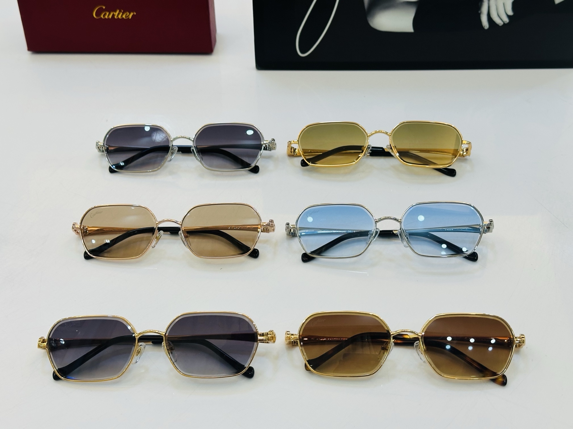 🆕 原版Cartie* 卡家 官网经典款 太阳镜 CT0928S Size：56口17-137 电镀工艺