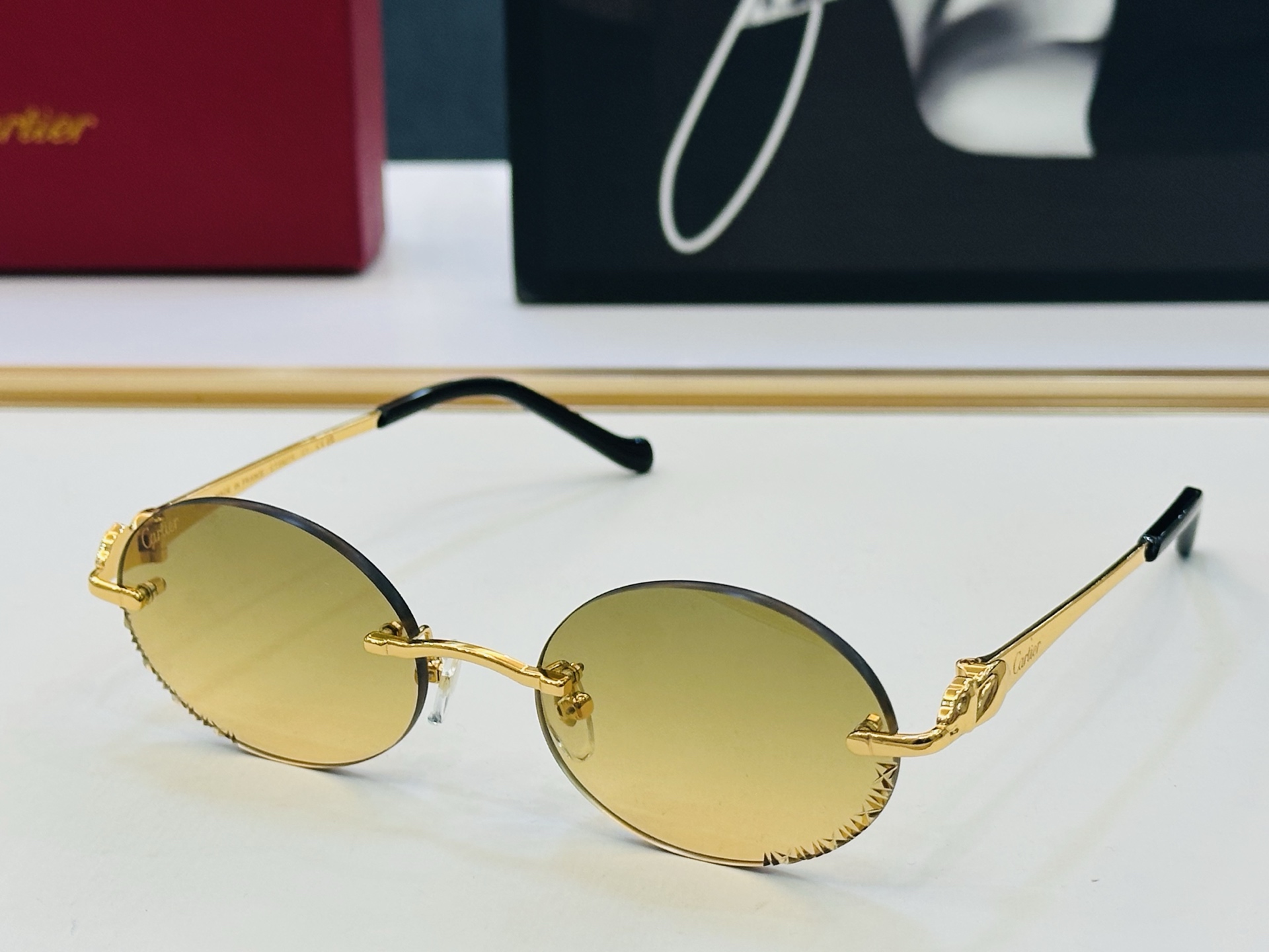 🆕 原版Cartie* 卡家 官网经典款 太阳镜 CT0927S Size：55口19-137 电镀工艺