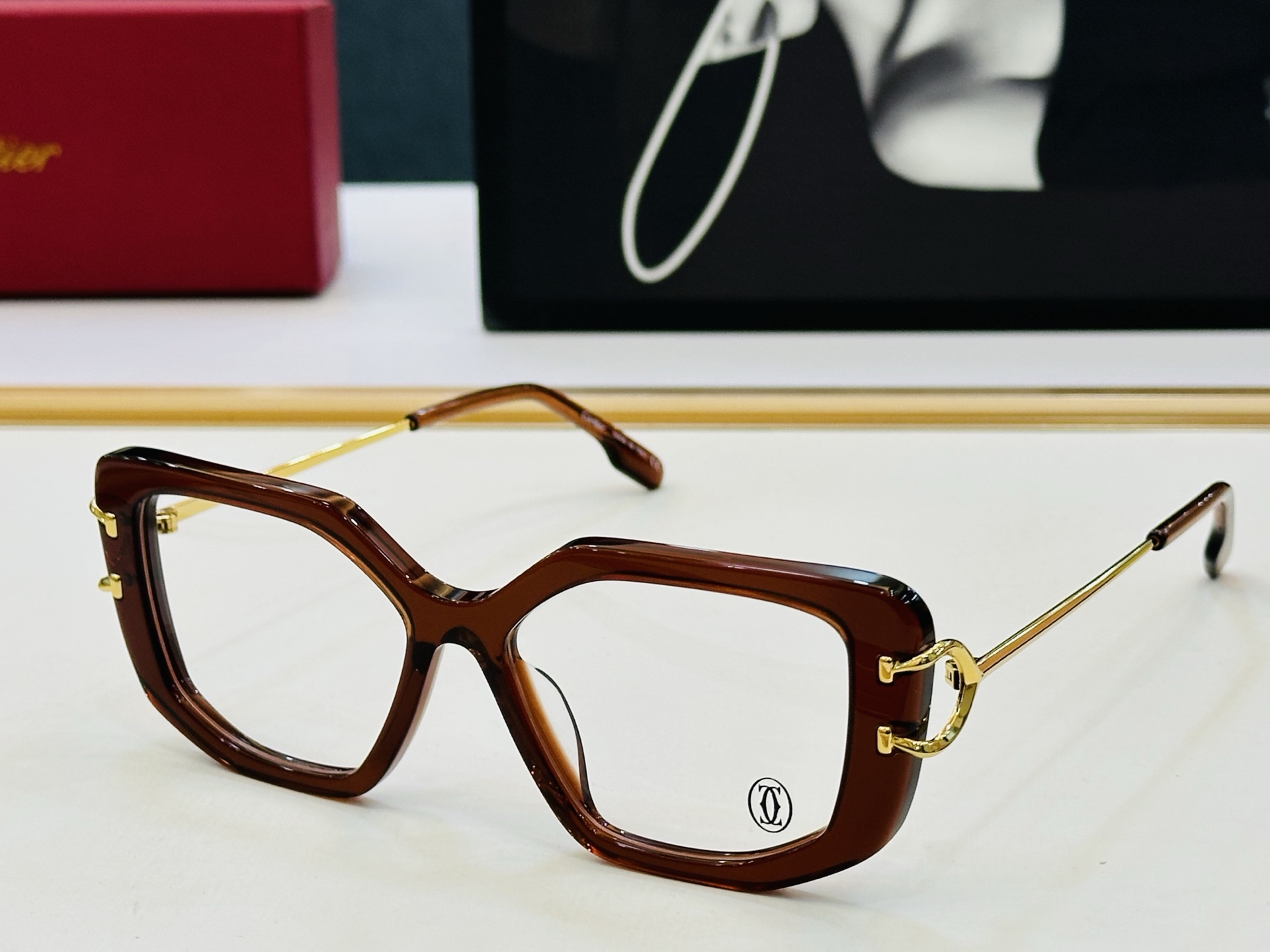 Cartier-卡家 ✨CT0531S Size：54口19-145 不挑脸型 简约大气 时尚休闲 👌👃