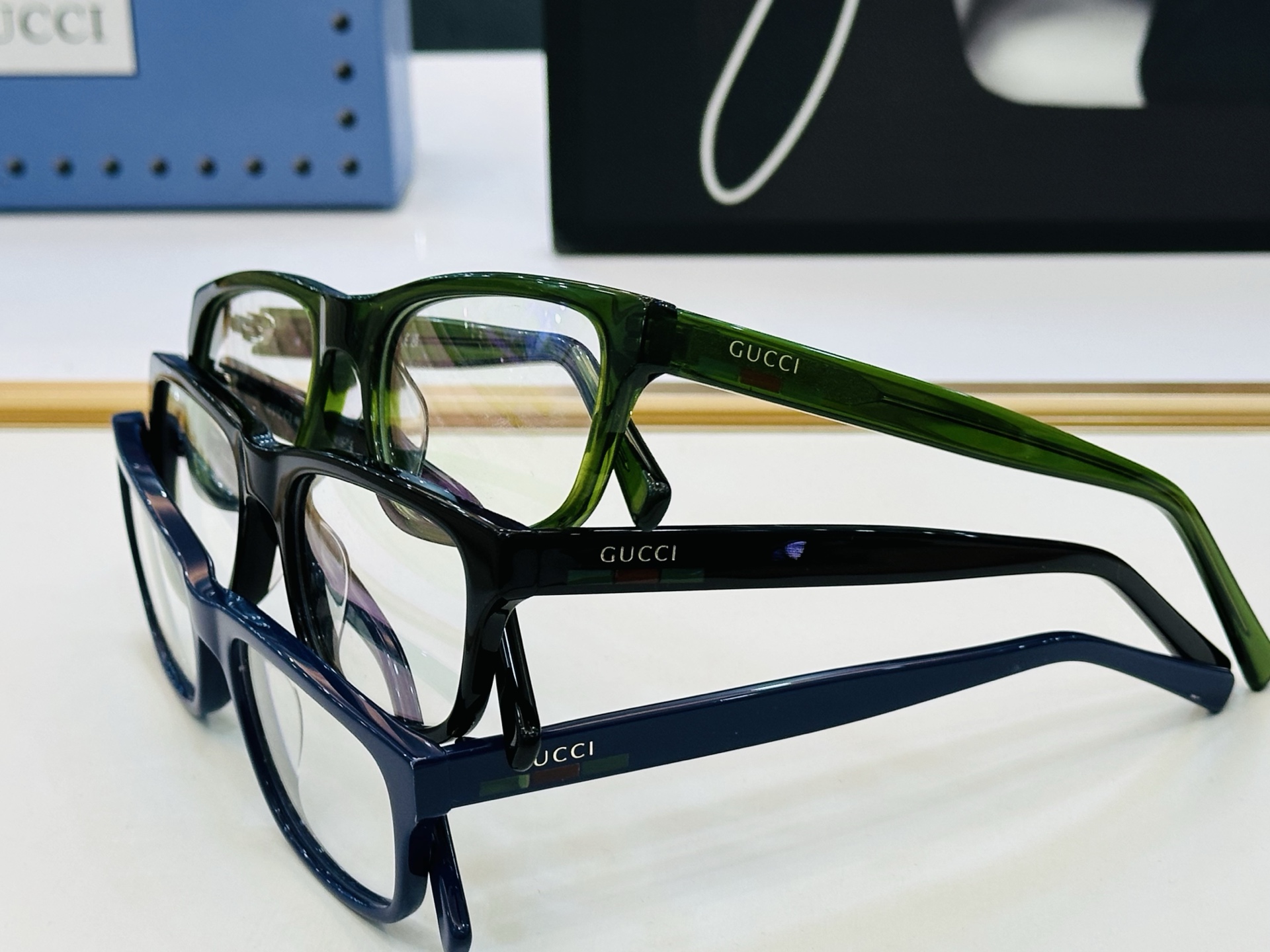 GUCC* 古家 GG1858O 🐝🐝系列 Size：53口19-145 🍁🍁L超绝品质 配光架。
