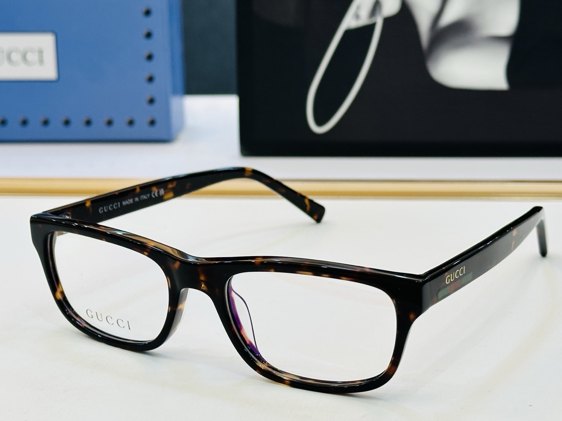 GUCC* 古家 GG1858O 🐝🐝系列 Size：53口19-145 🍁🍁L超绝品质 配光架。