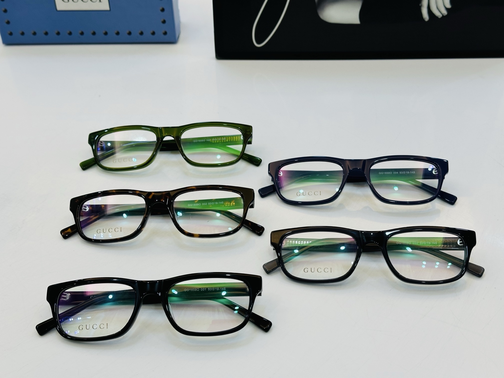 GUCC* 古家 GG1858O 🐝🐝系列 Size：53口19-145 🍁🍁L超绝品质 配光架。