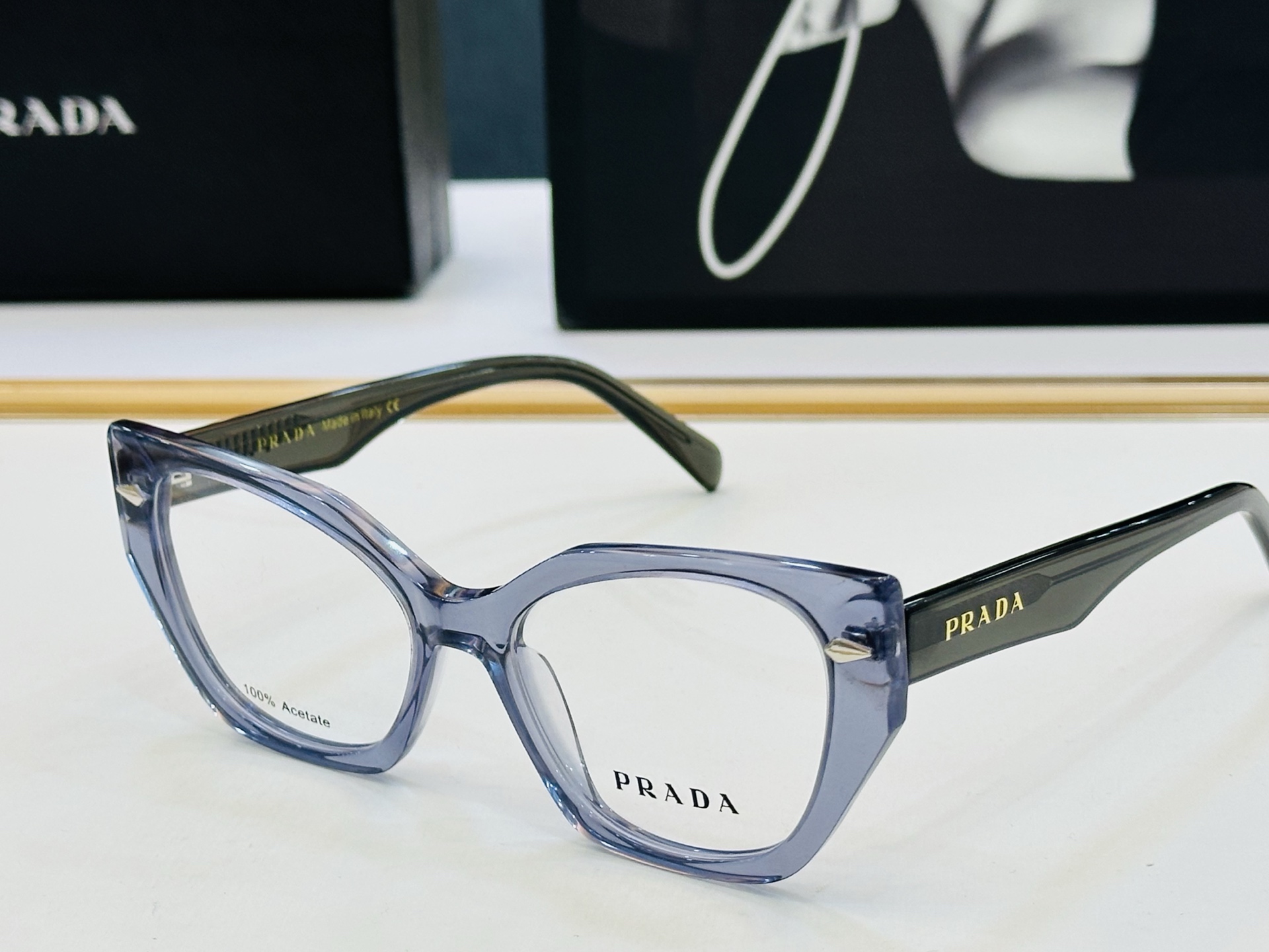 🔺PRAD*🔻普家 SPR QM5538 Size：51口21-145 眼镜系列堪称精湛制作 彰显独特个