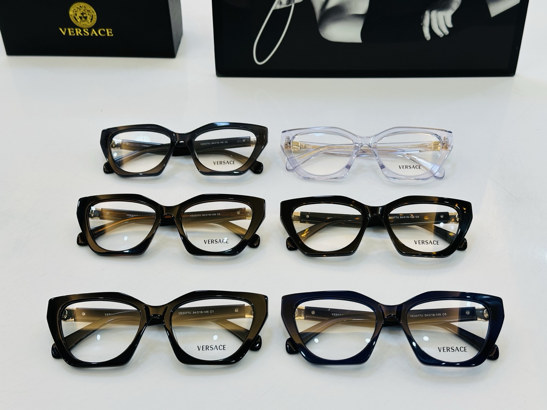 🎉🎉范思家 VERSACE✨✨✨MODEL：VE3377U Size：54口19-145 ✨H有范