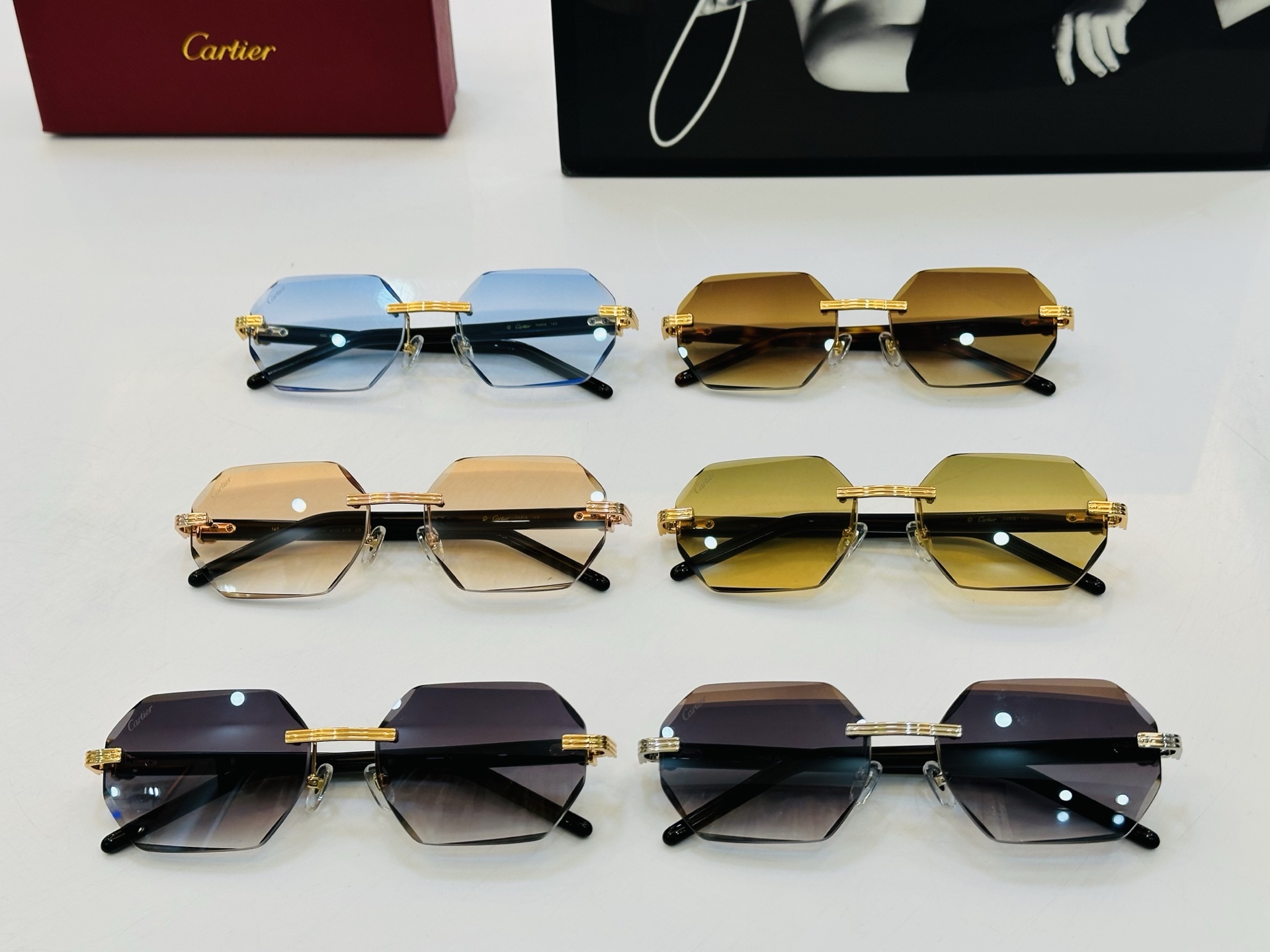 Cartie* 卡家 太阳镜 CT0781S Size：59口18-145 电镀工艺精湛气质十足！D男女