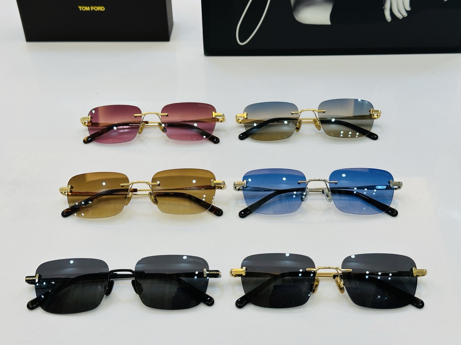 🎉TOM FOR*🎉汤姆家 Model: FT1354 Size：54口18-145 时尚框 👓 C时尚