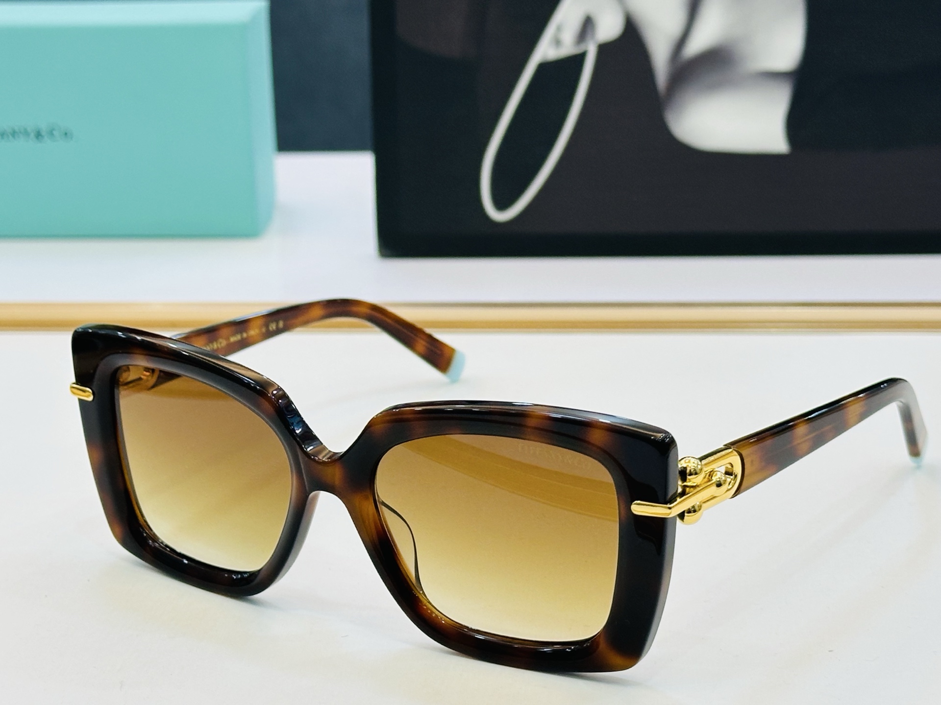 蒂芙家 Tiffany & CO. TF4199 Size：53口18-140 时尚太阳镜架 👍b多色可