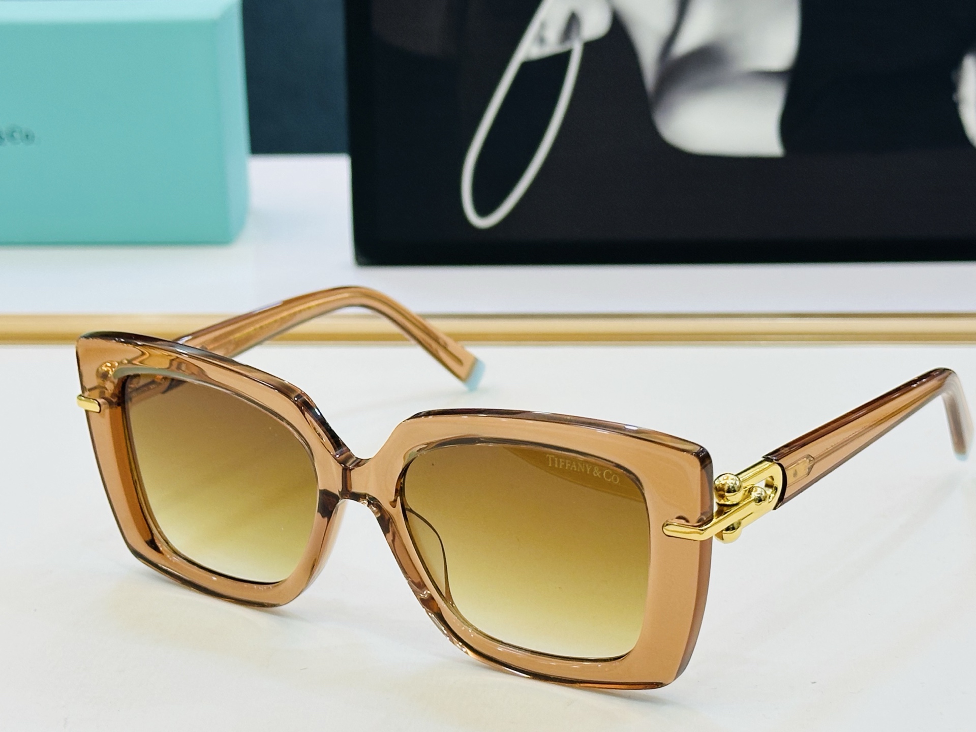 蒂芙家 Tiffany & CO. TF4199 Size：53口18-140 时尚太阳镜架 👍b多色可