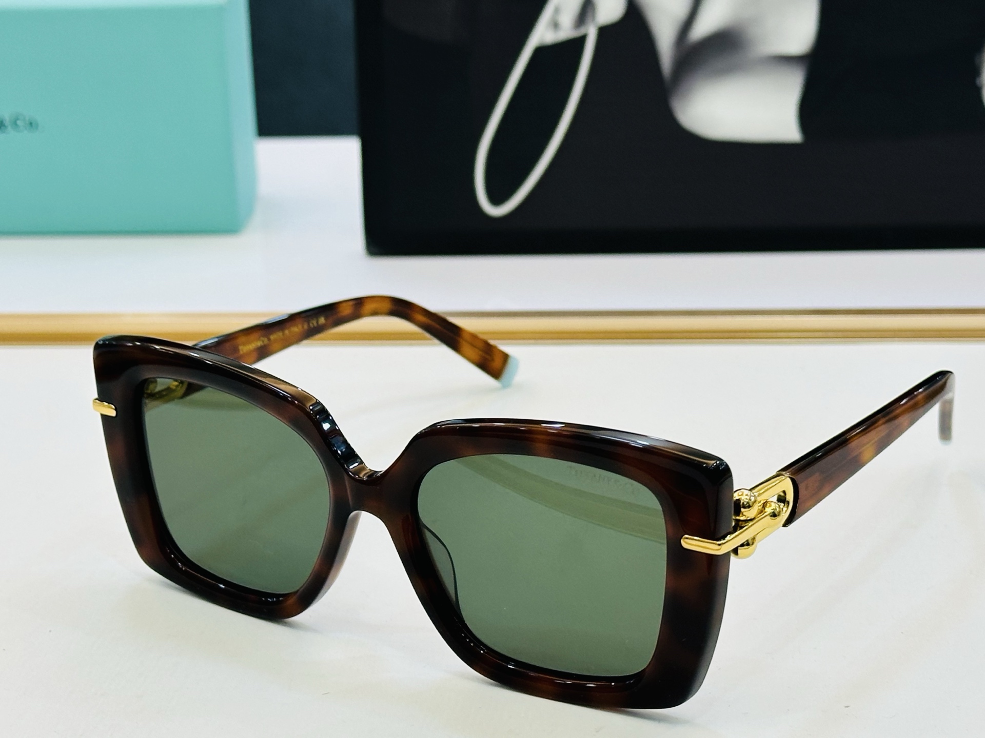 蒂芙家 Tiffany & CO. TF4199 Size：53口18-140 时尚太阳镜架 👍b多色可