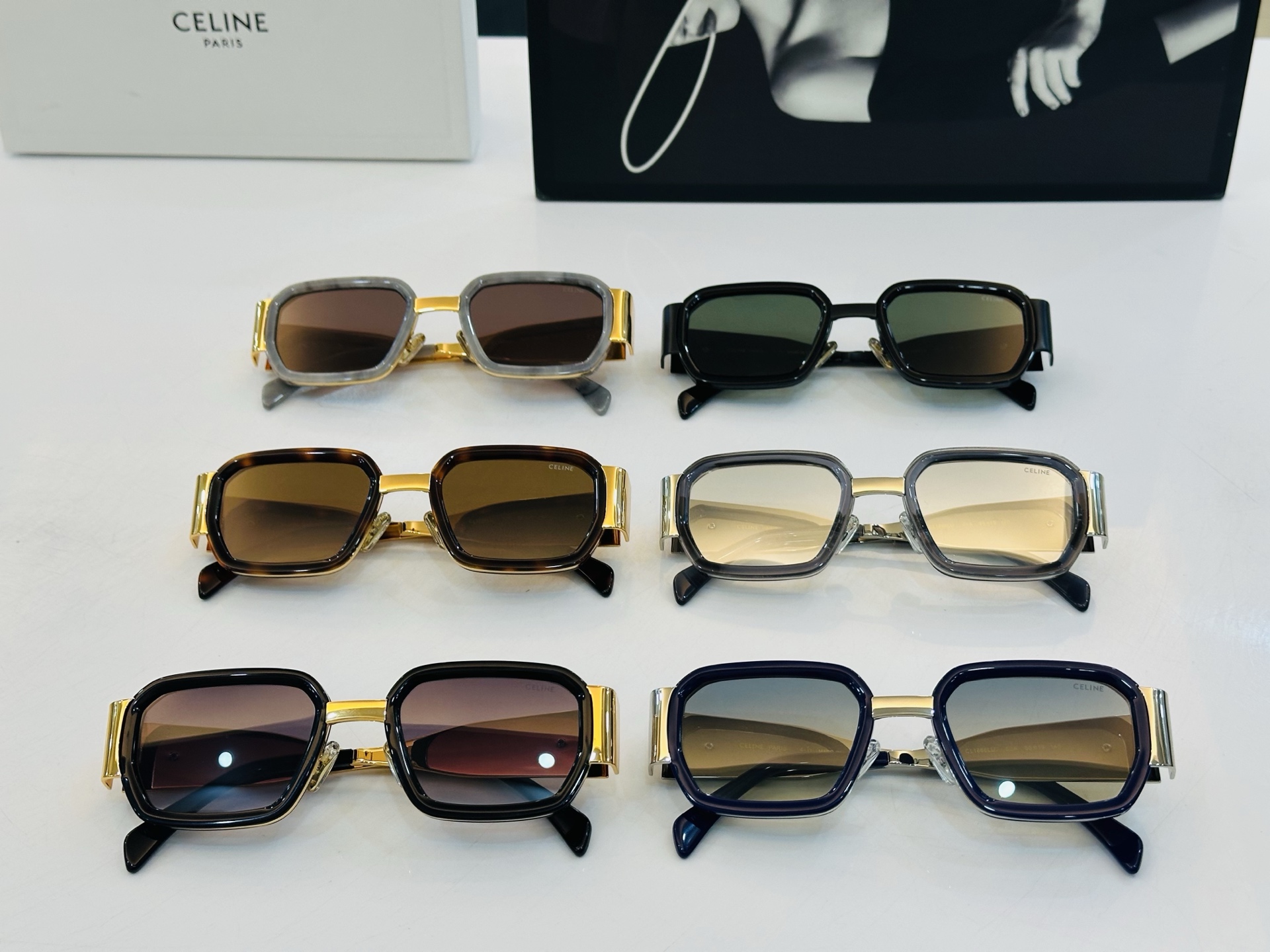 【CELINE】赛琳 CL1866LU Size：55口19-145 一直热销的款式，欧美风 光泽度好 