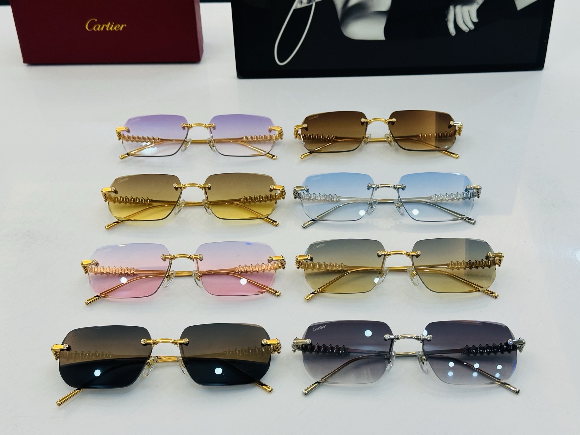 Cartie* 卡家 太阳镜 CT0733S Size：58口17-145 电镀工艺精湛气质十足！Y男女